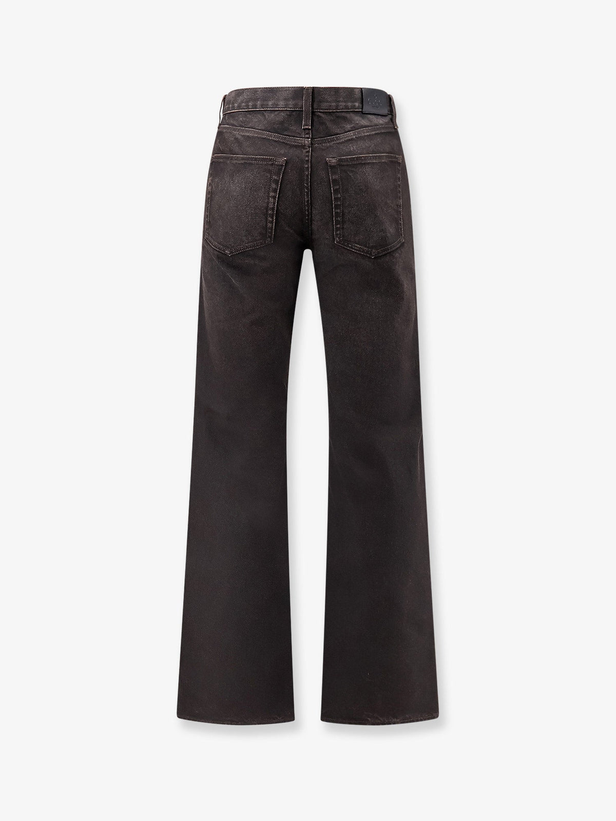 Gucci Cotton denim trousers with Horsebit detail - Brown