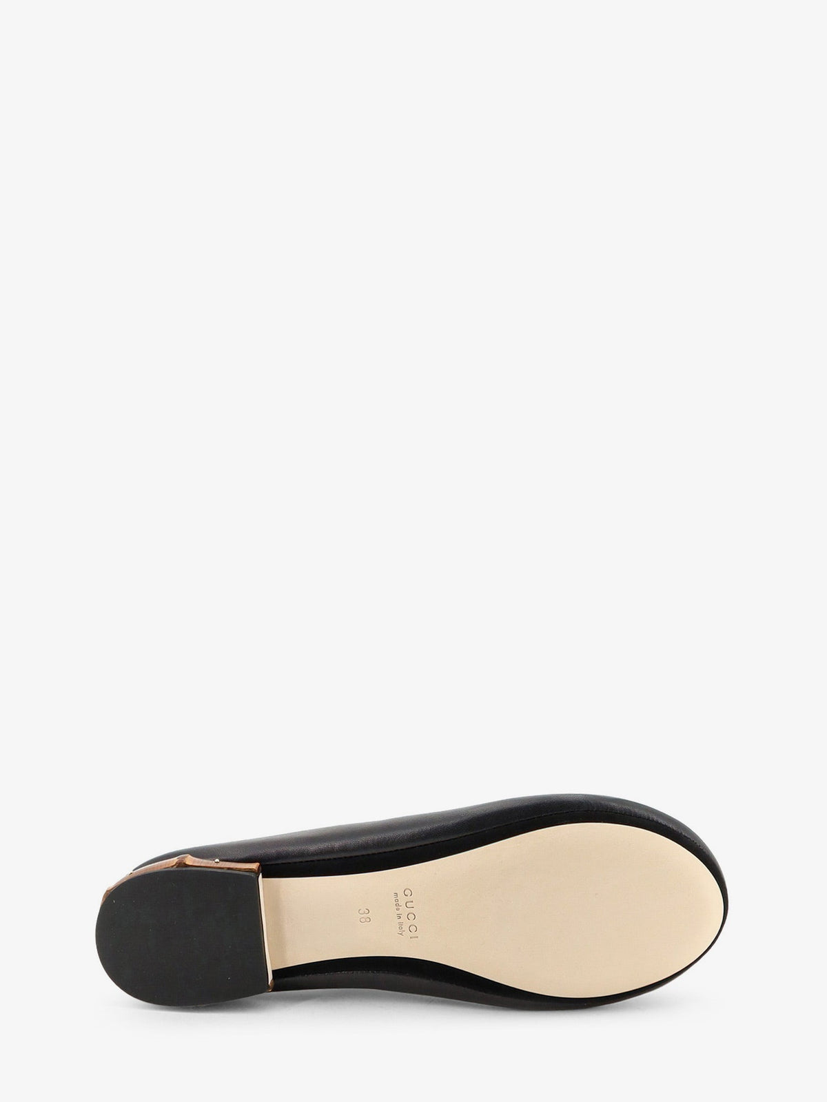 Gucci Leather and bamboo ballrinas - Black