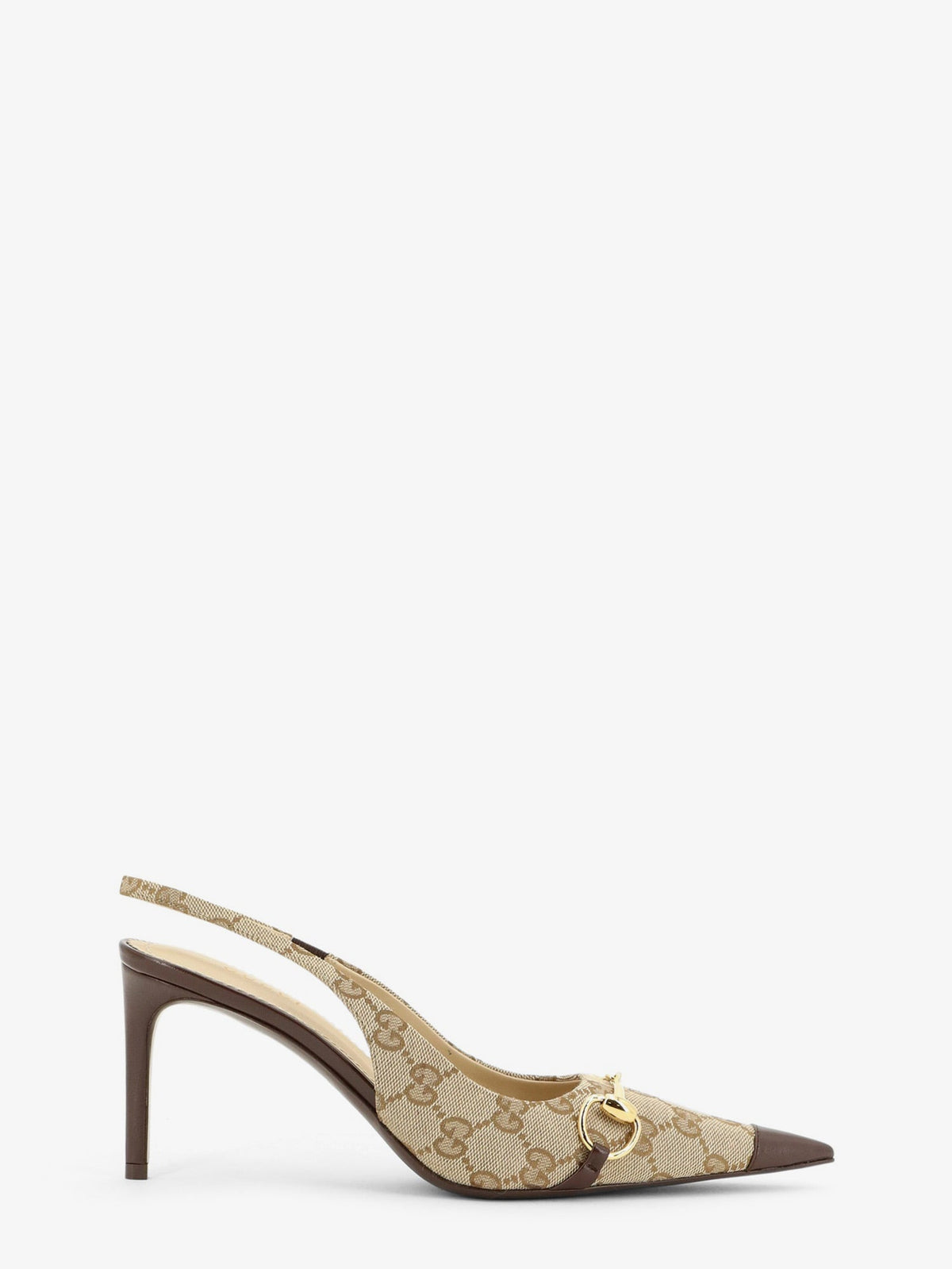 Gucci GG fabric décolleté - Sandbrown