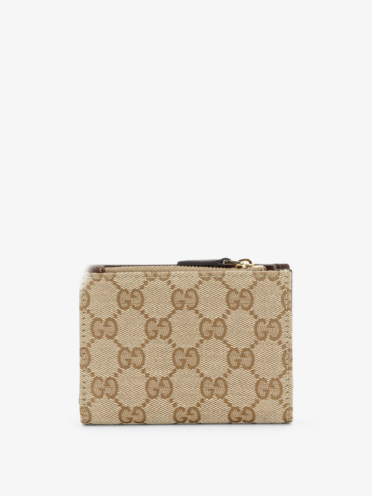 Gucci GG fabric wallet - Sandbrown