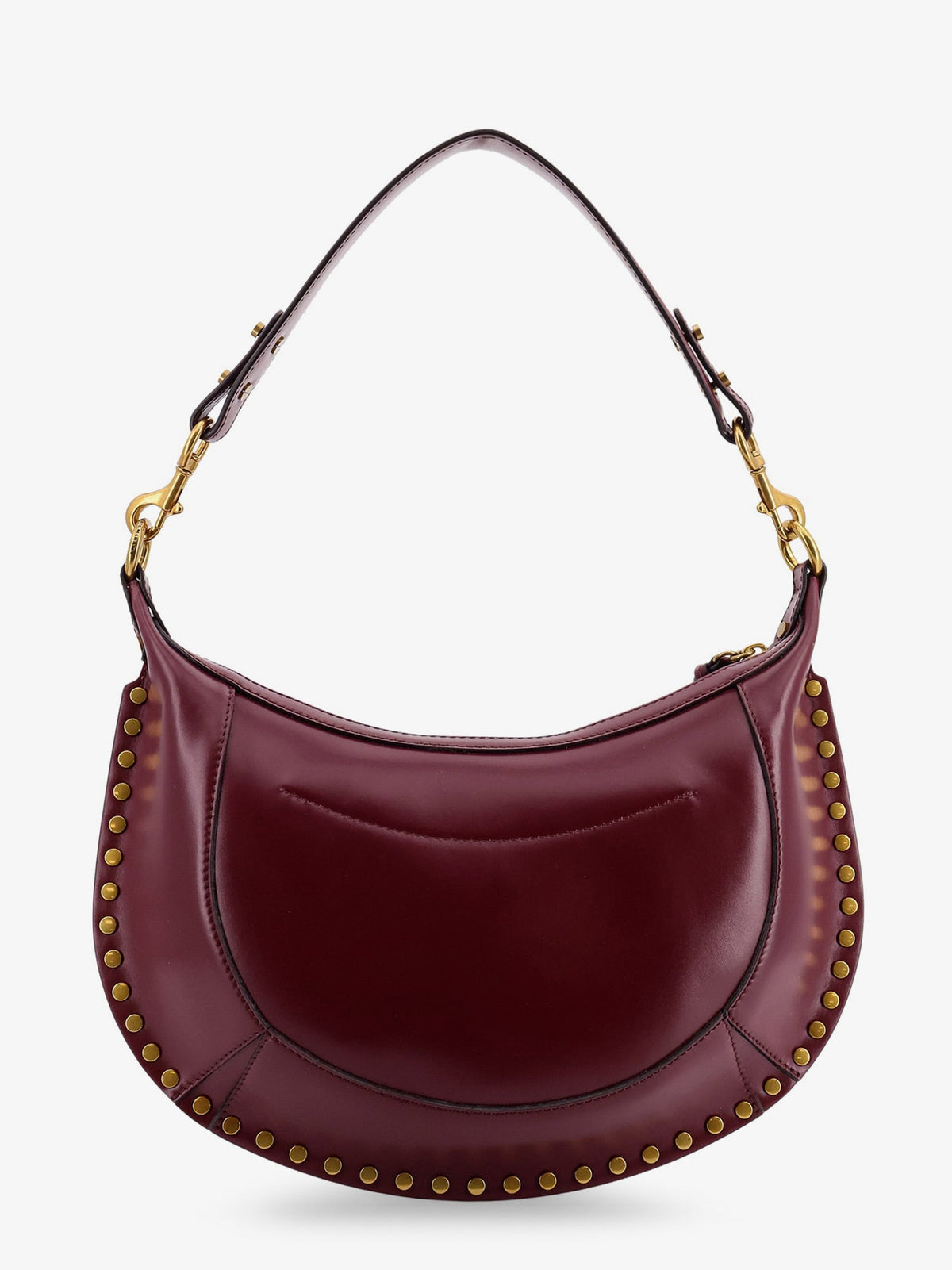 Isabel Marant Naoko Leather crossbody bag - Burgundy