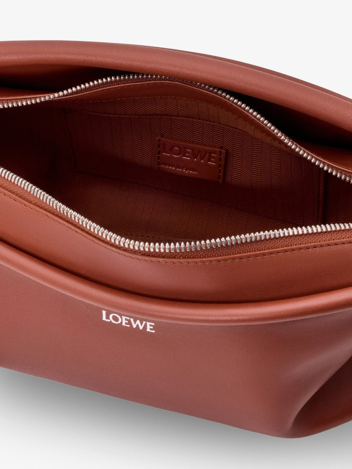 Loewe Whisker Small calfskin handbag - Cognac