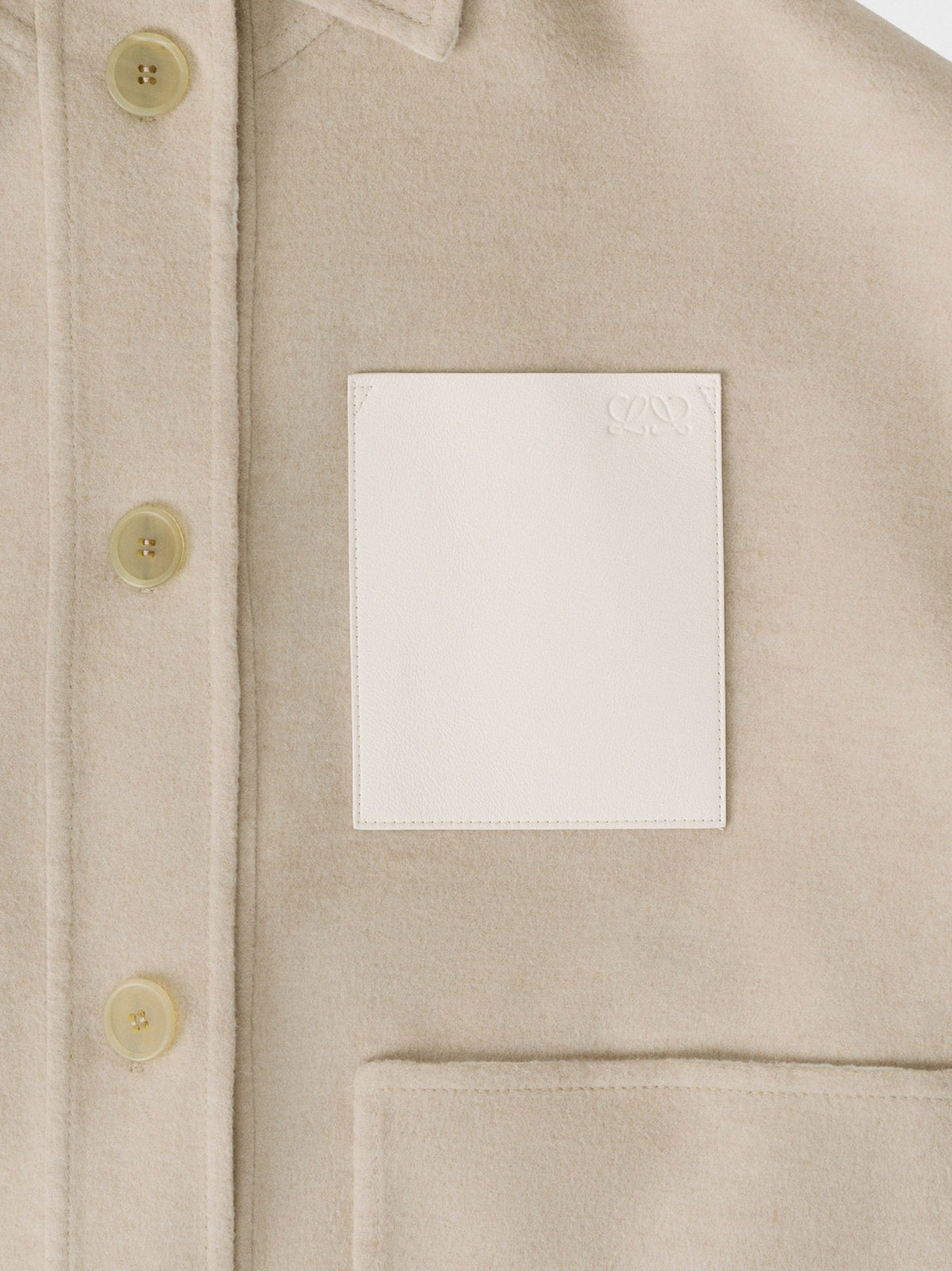Loewe Workwear wool and cashmere jacket - Beigewhite