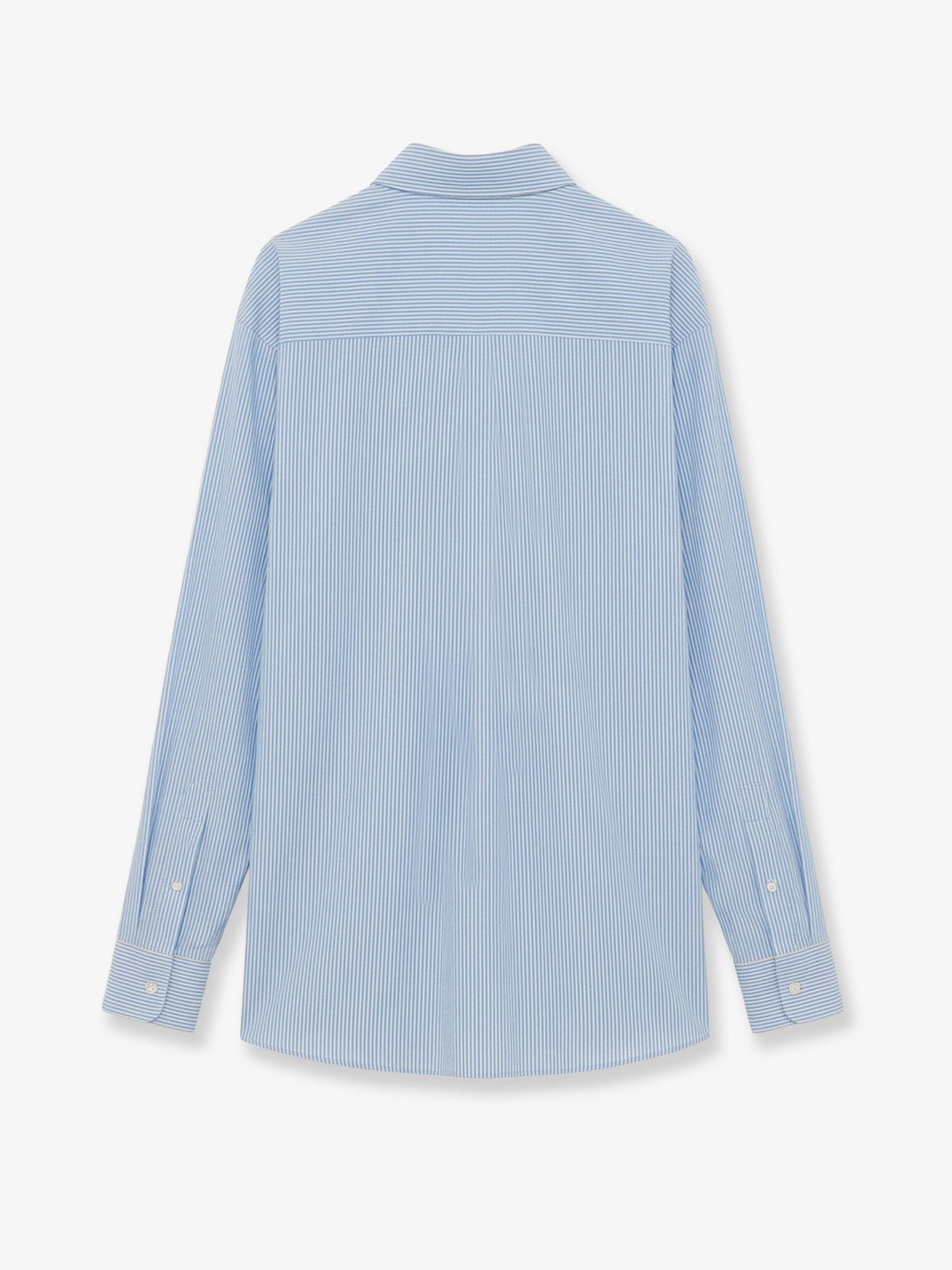 Loewe Lightweight wool striped shirt - Bluewhite