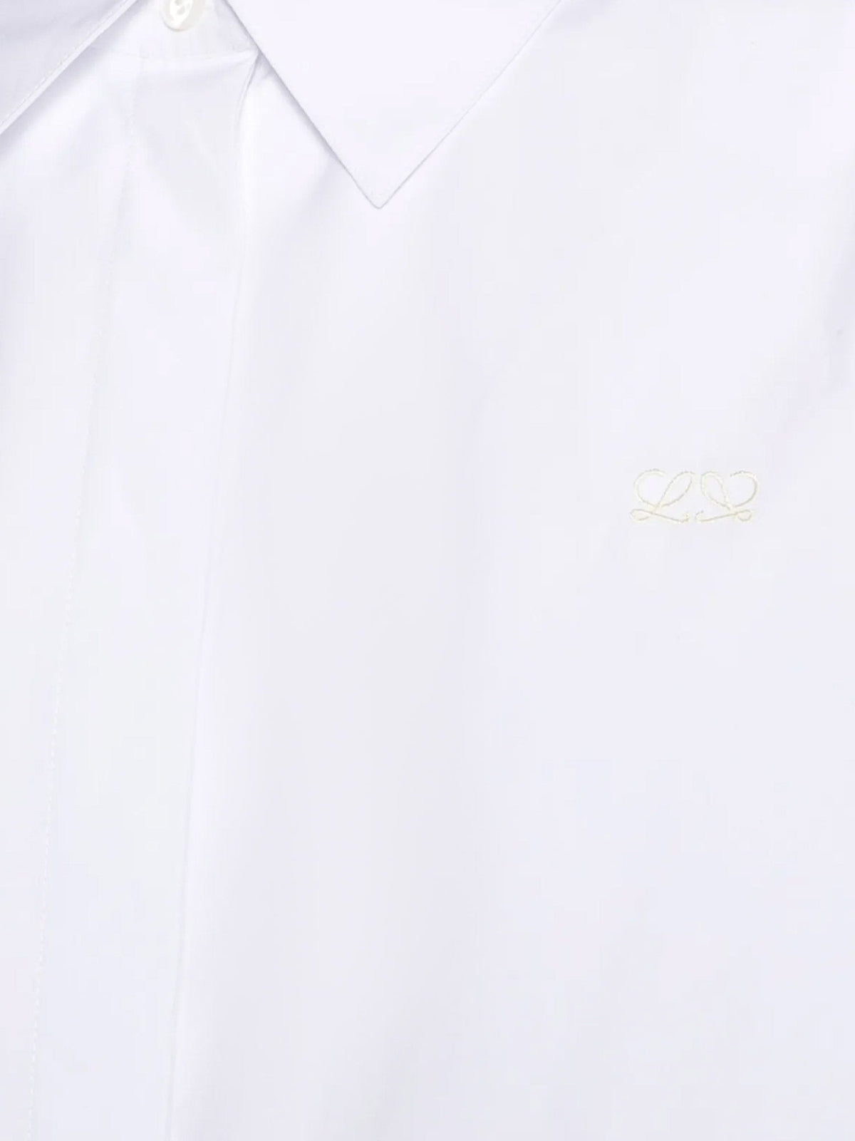 Loewe Cotton shirt with adjustable drawstring - White