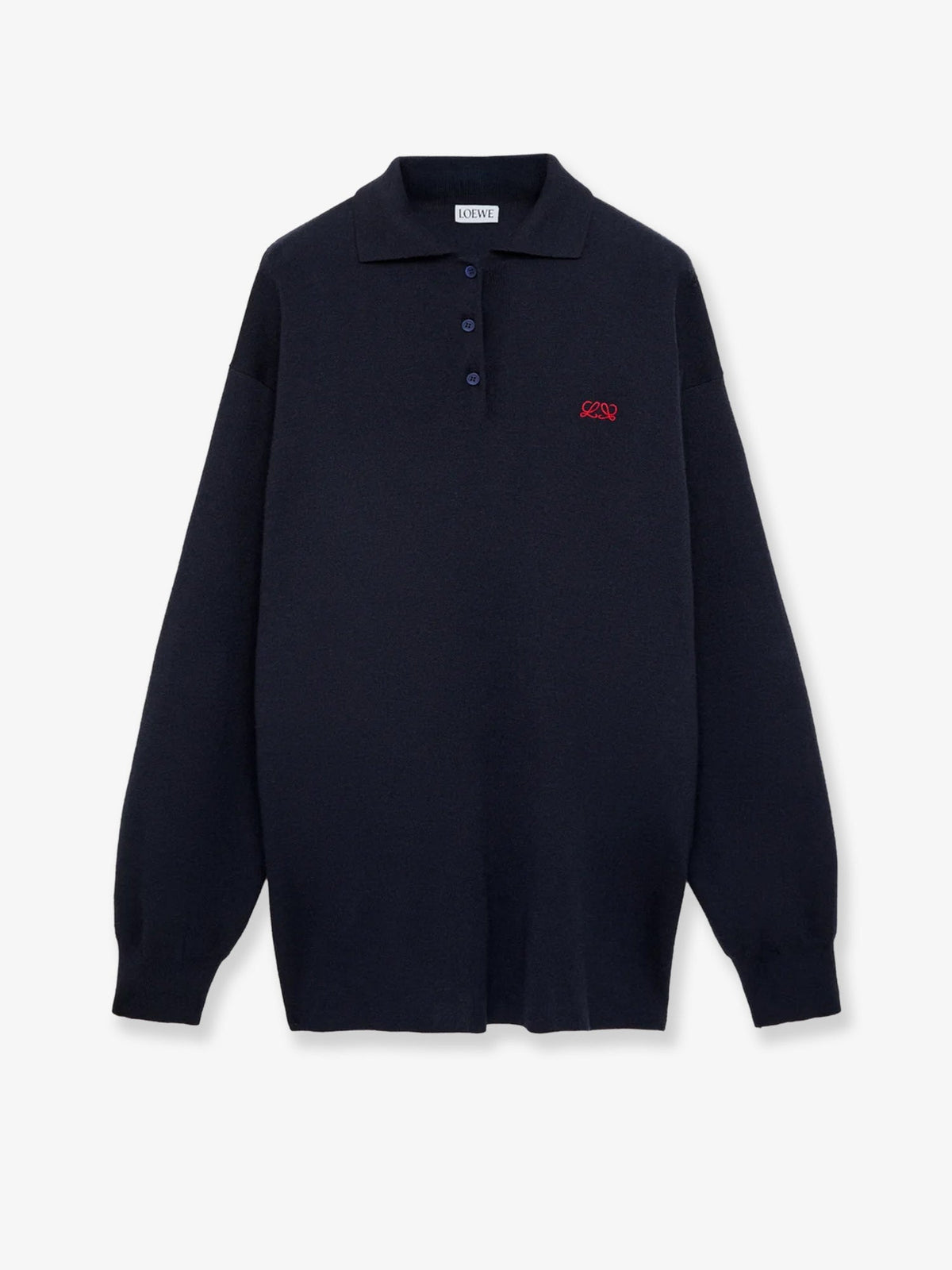 Loewe Cashmere and silk blend sweater - Dark Navy