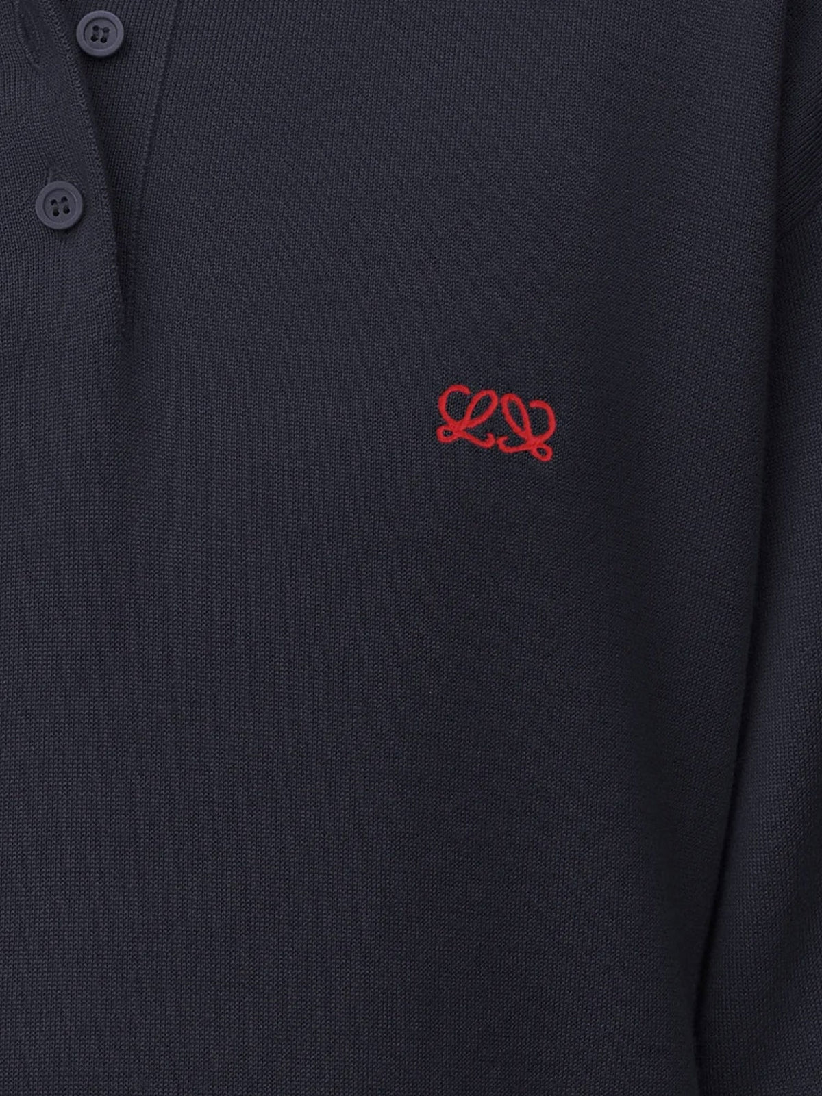 Loewe Cashmere and silk blend sweater - Dark Navy