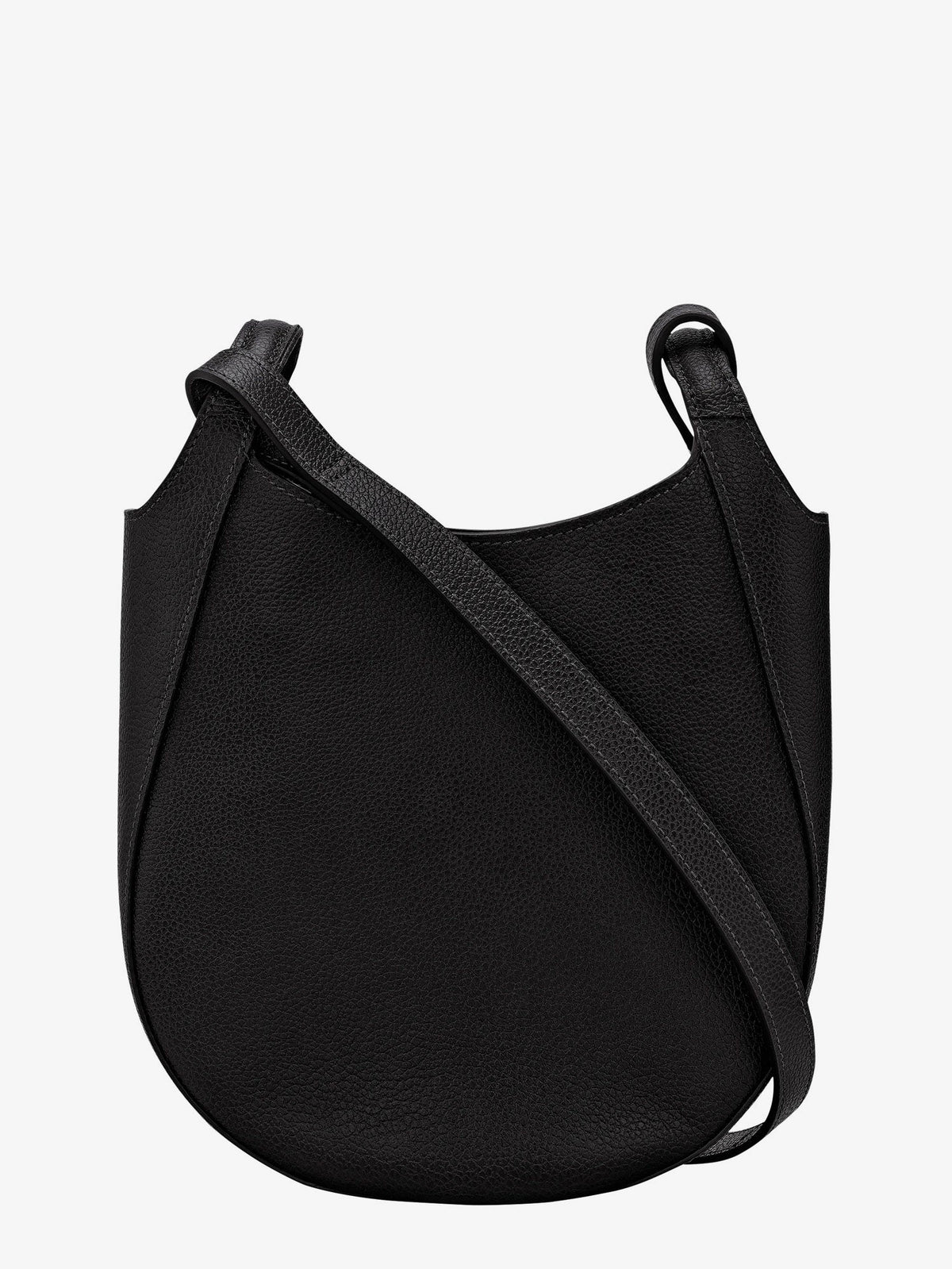 Longchamp Le Foulonné leather crossbody bag - Noir