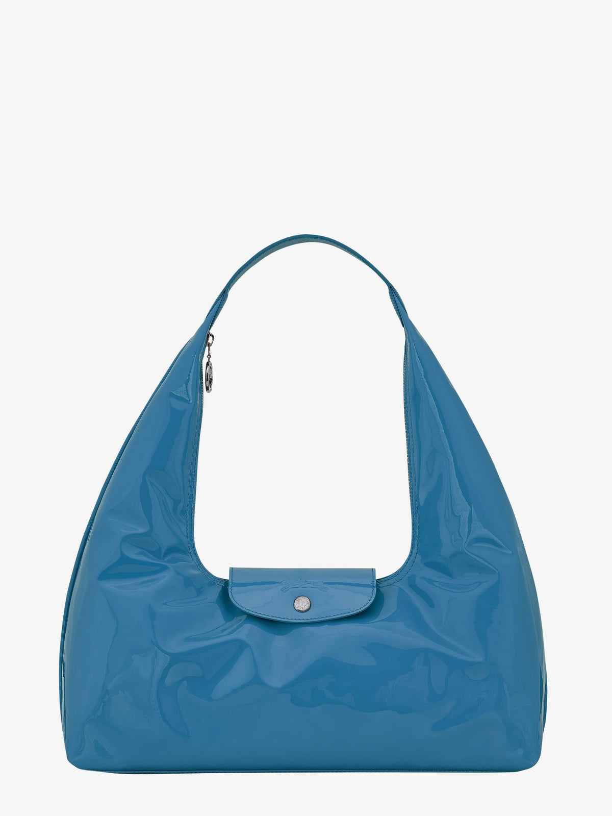 Longchamp Le Pliage Xtra Patent leather shoulder bag - Azur