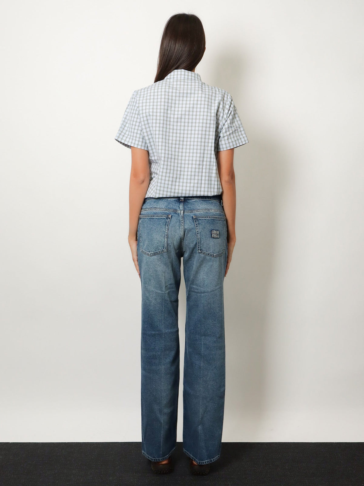 Miu Miu Blue denim jeans - Bleu