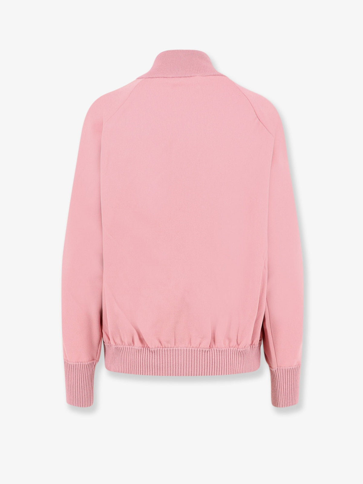 Miu Miu Silk blend cardigan with embroidered logo patch - Alabastroavorio