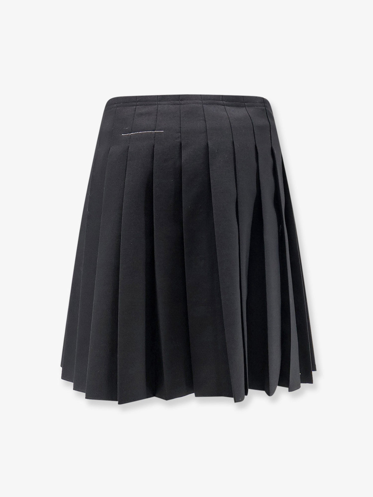 MM6 Maison Margiela Pleated Mini Skirt - Anthracite
