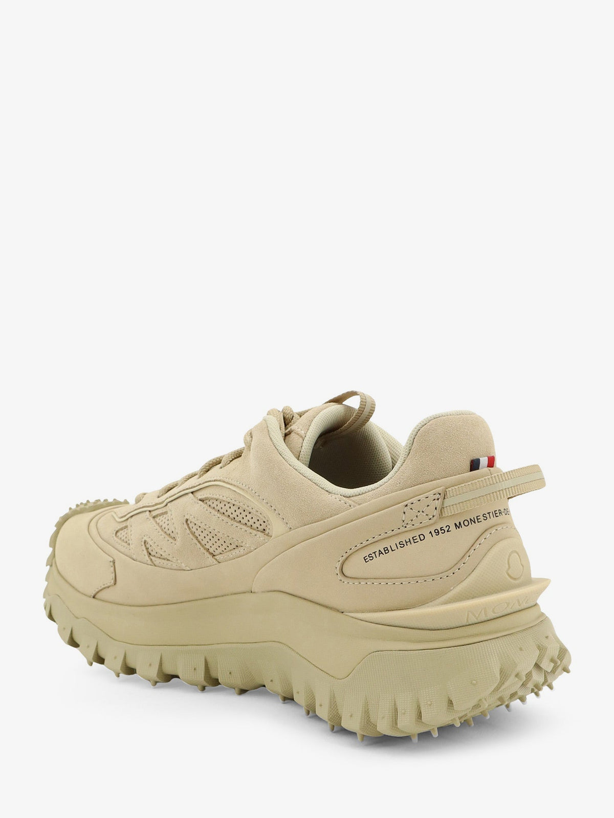 Moncler Trailgrip Apex Craft GTX mesh and suede sneakers - Beige