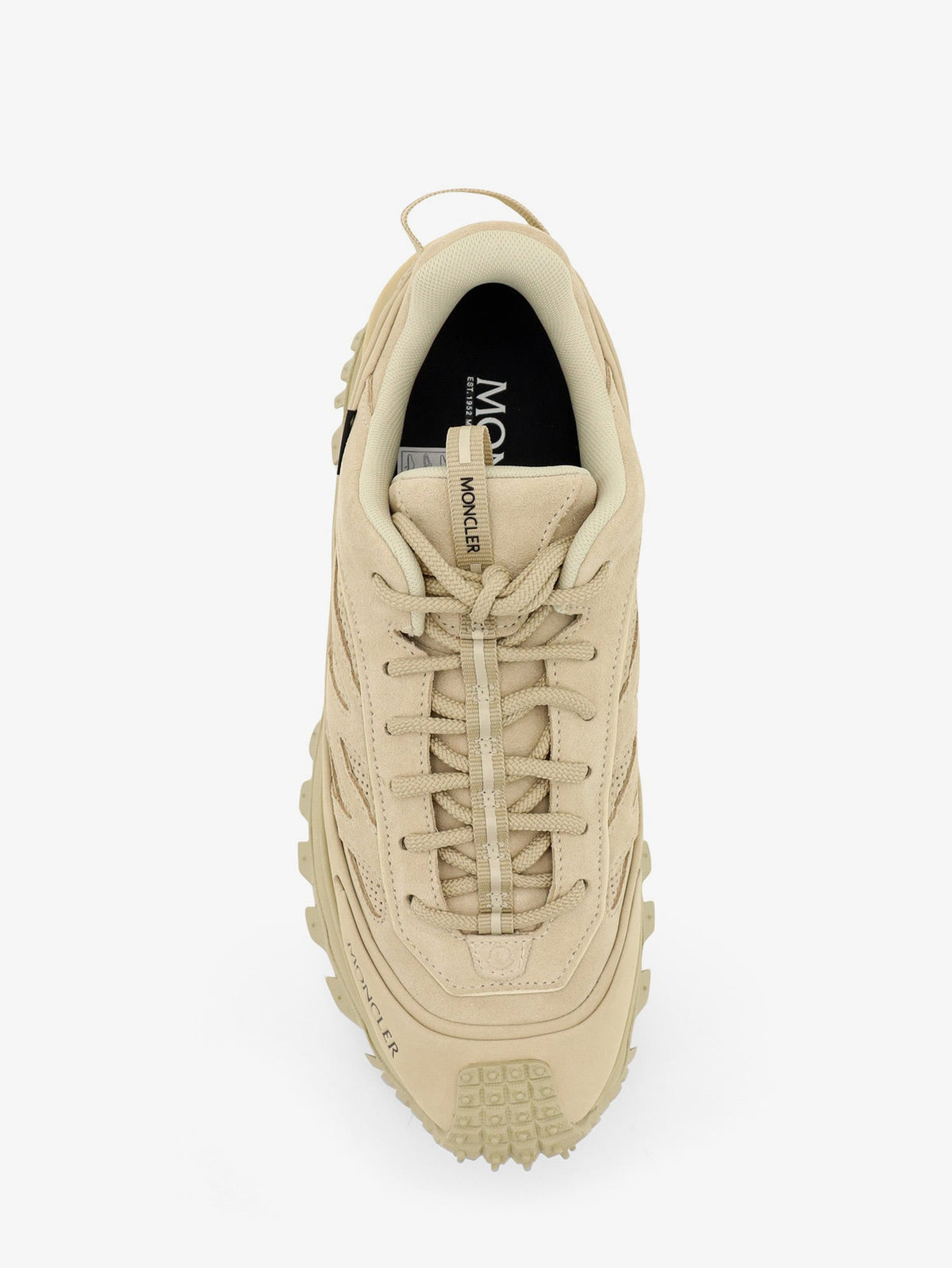 Moncler Trailgrip Apex Craft GTX mesh and suede sneakers - Beige