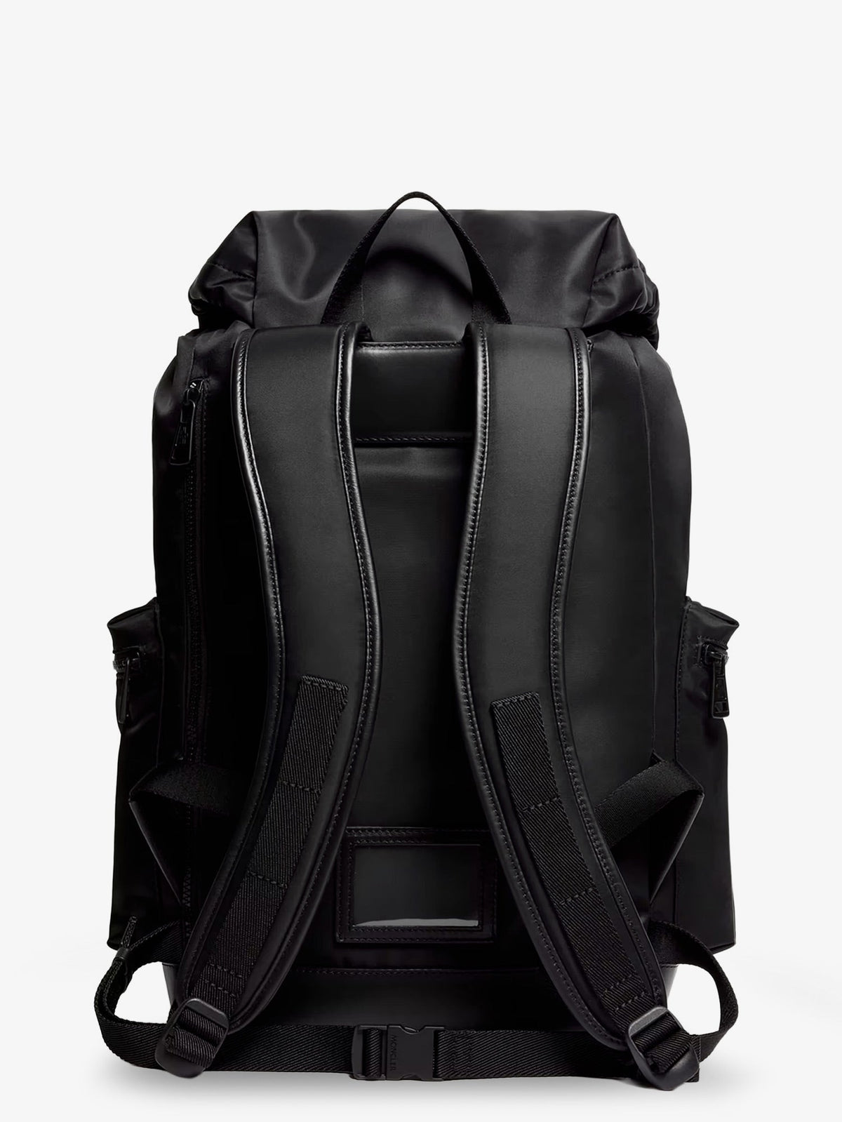 Moncler Kenton Drill nylon backpack with logo patch - Nero