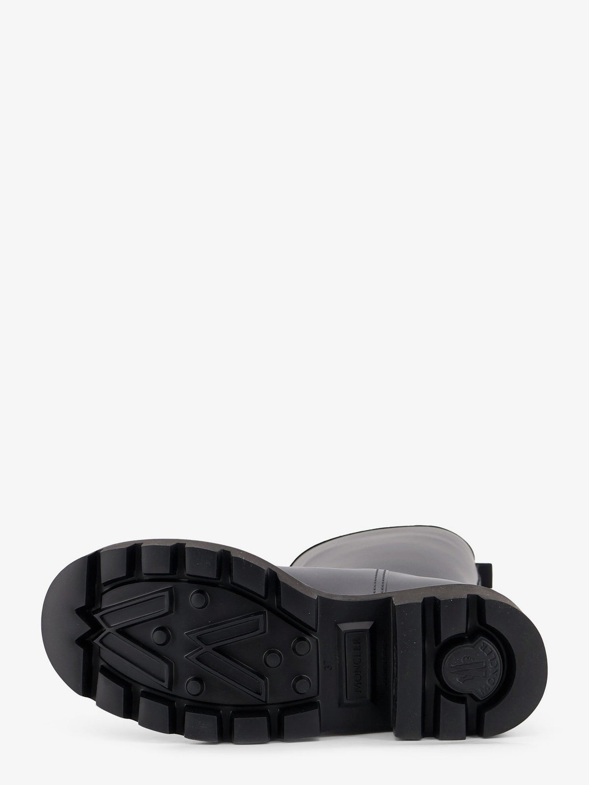 Moncler Kickstream High PVC Rain Boots - Nero