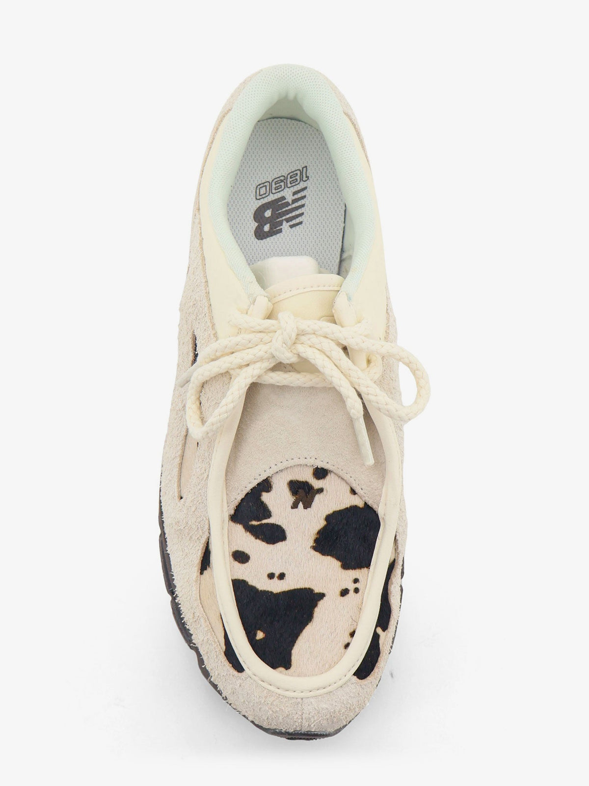 New Balance ABZORB U1890 calf-hair sneakers - Angora