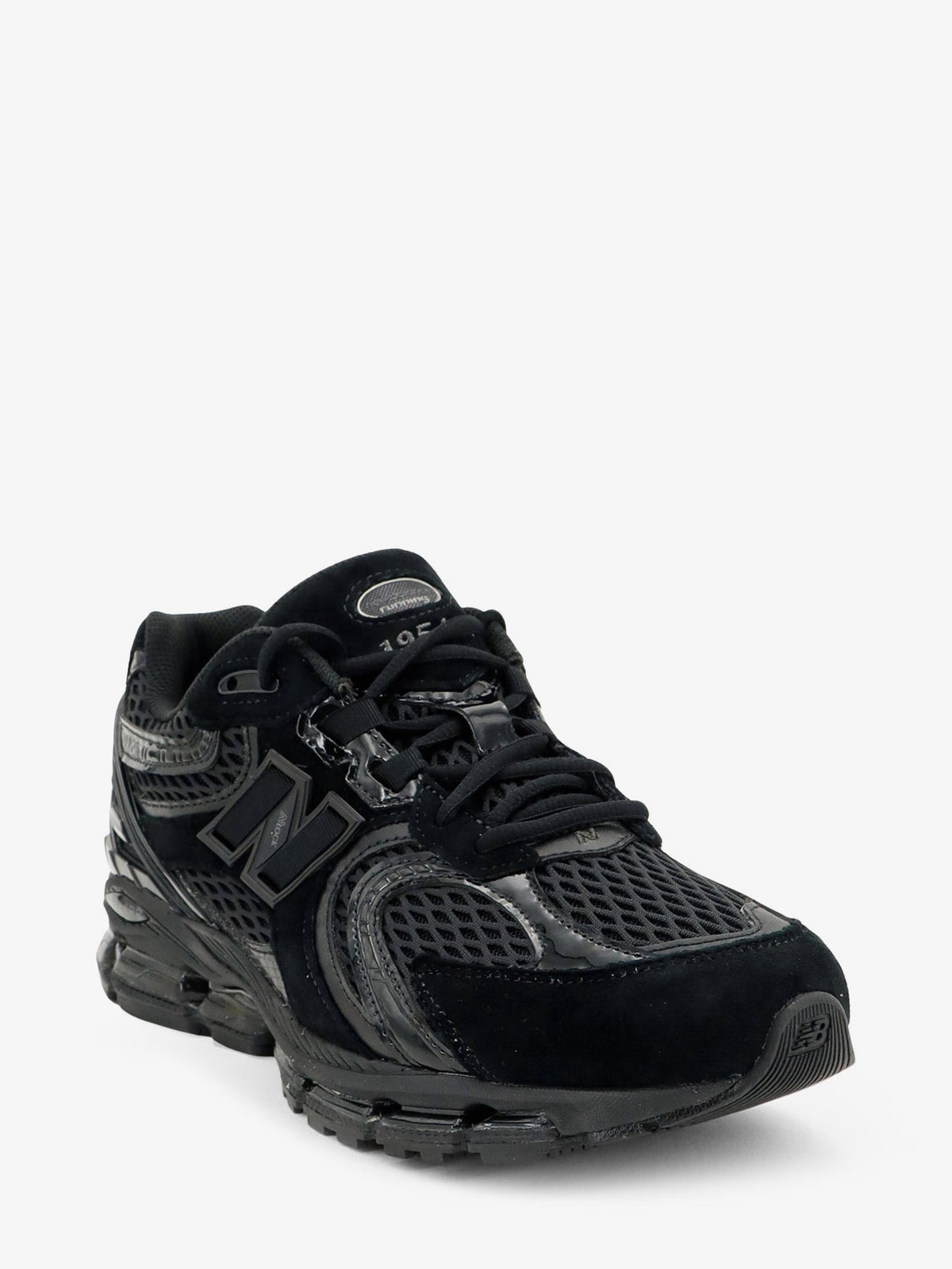 New Balance 1954R mesh and suede sneakers - Black