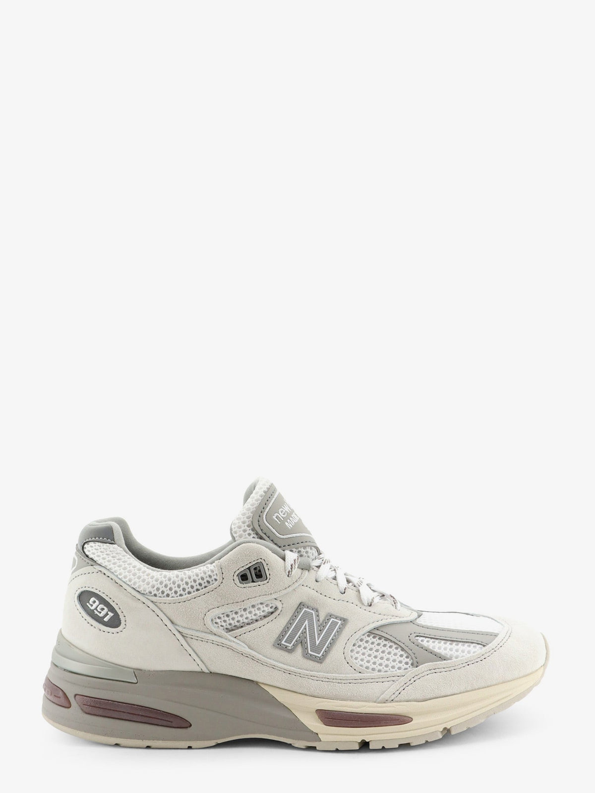 New Balance U991 sneaker in mesh and suede - Brillante