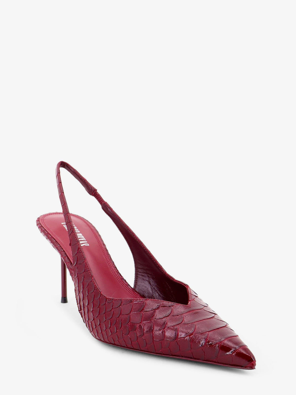 Paris Texas Lidia 70 pumps with python print - Deepred