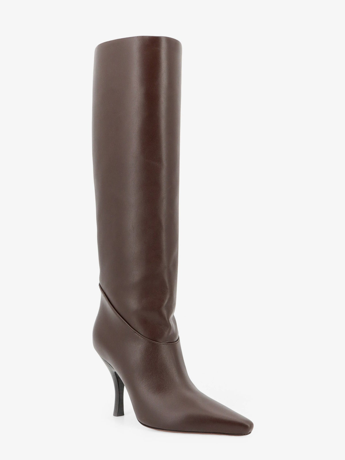 Paris Texas Rose 95 leather boots - Ebano