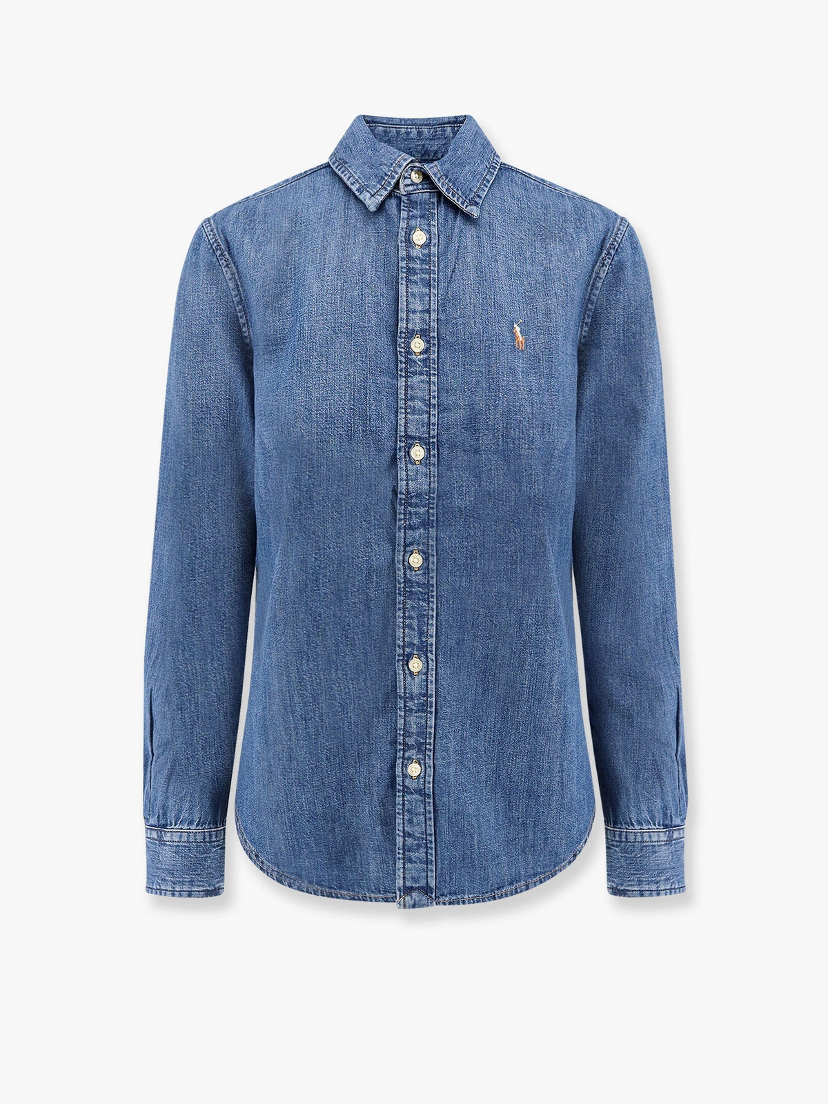 Polo Ralph Lauren Denim shirt with embroidered logo - Mercedwash
