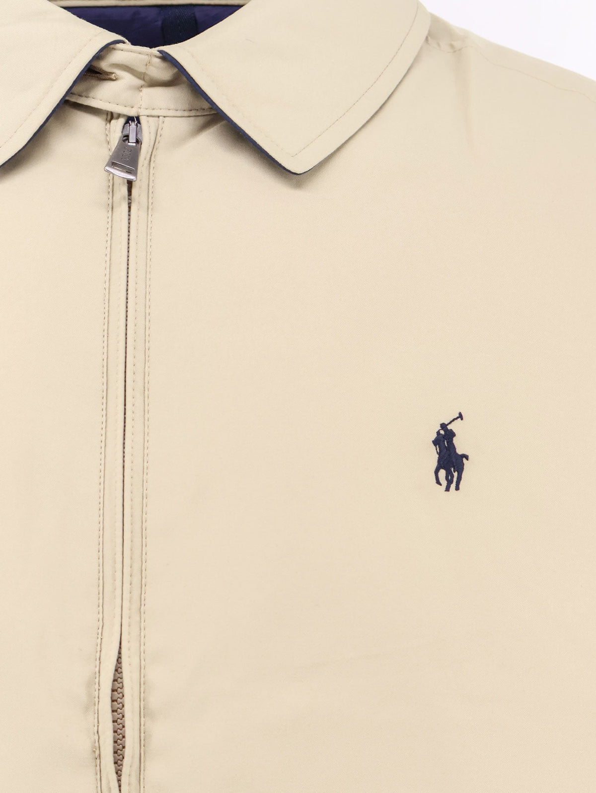 Polo Ralph Lauren Nylon down jacket with contrasting embroidered logo - Khakiuniform