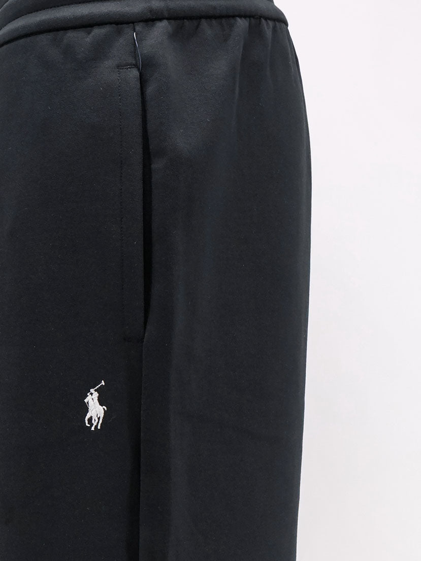 Polo Ralph Lauren Cotton blend trousers with embroidered logo - Poloblack