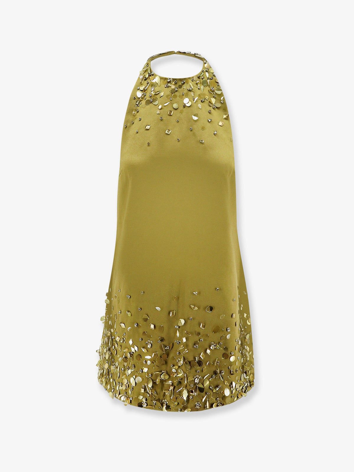 Retrofete Mini dress with sequins and rhinestones - Basil