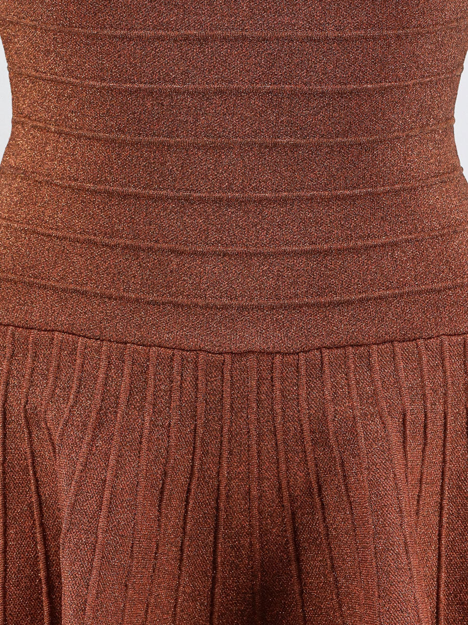 Retrofete Knitted dress with lurex effect - Metalliccigar