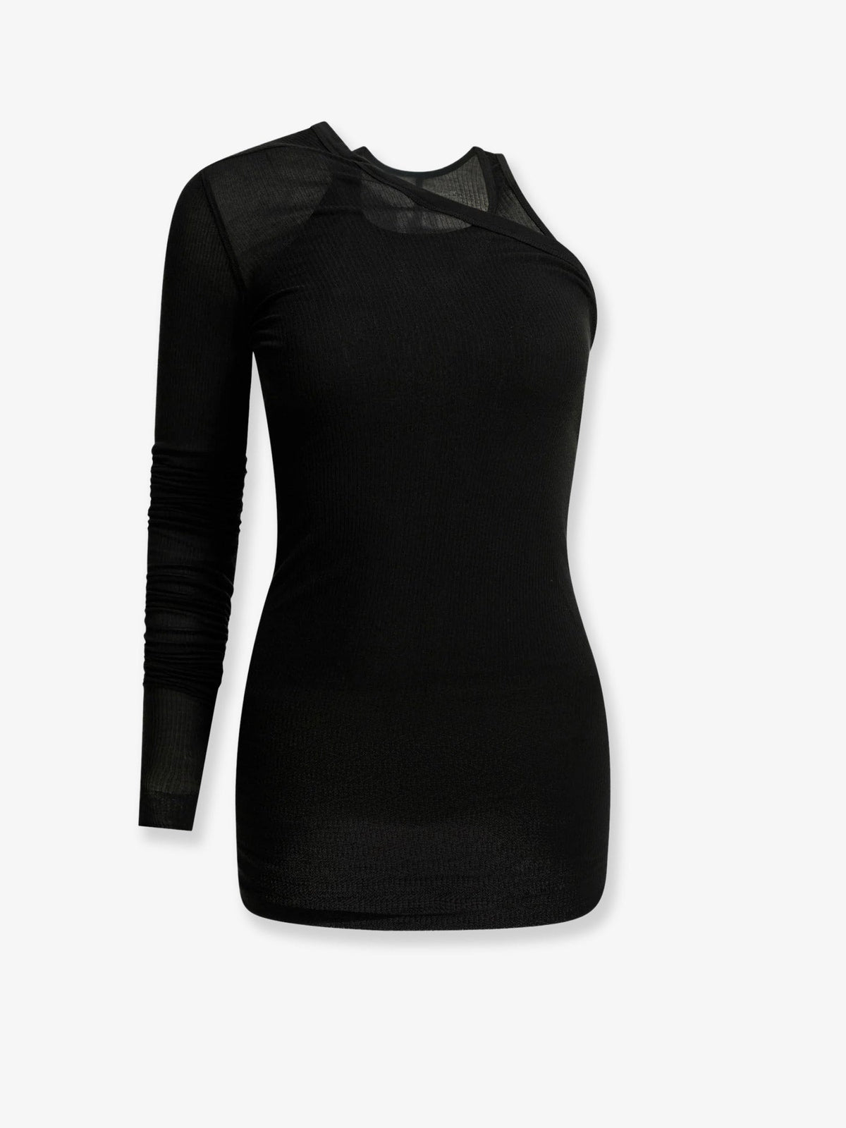 Rick Owens Banana Cotton Tank Top - Black