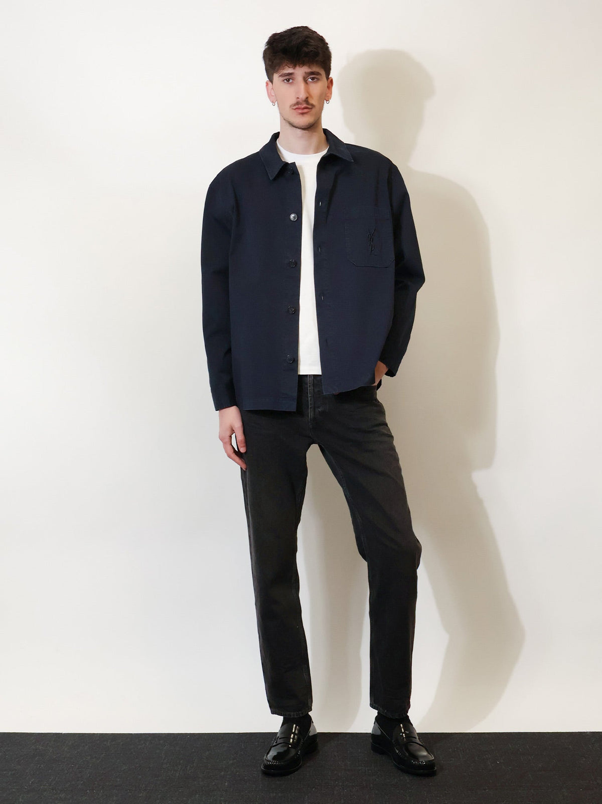 Saint Laurent Certified cotton t-shirt - Biancospino