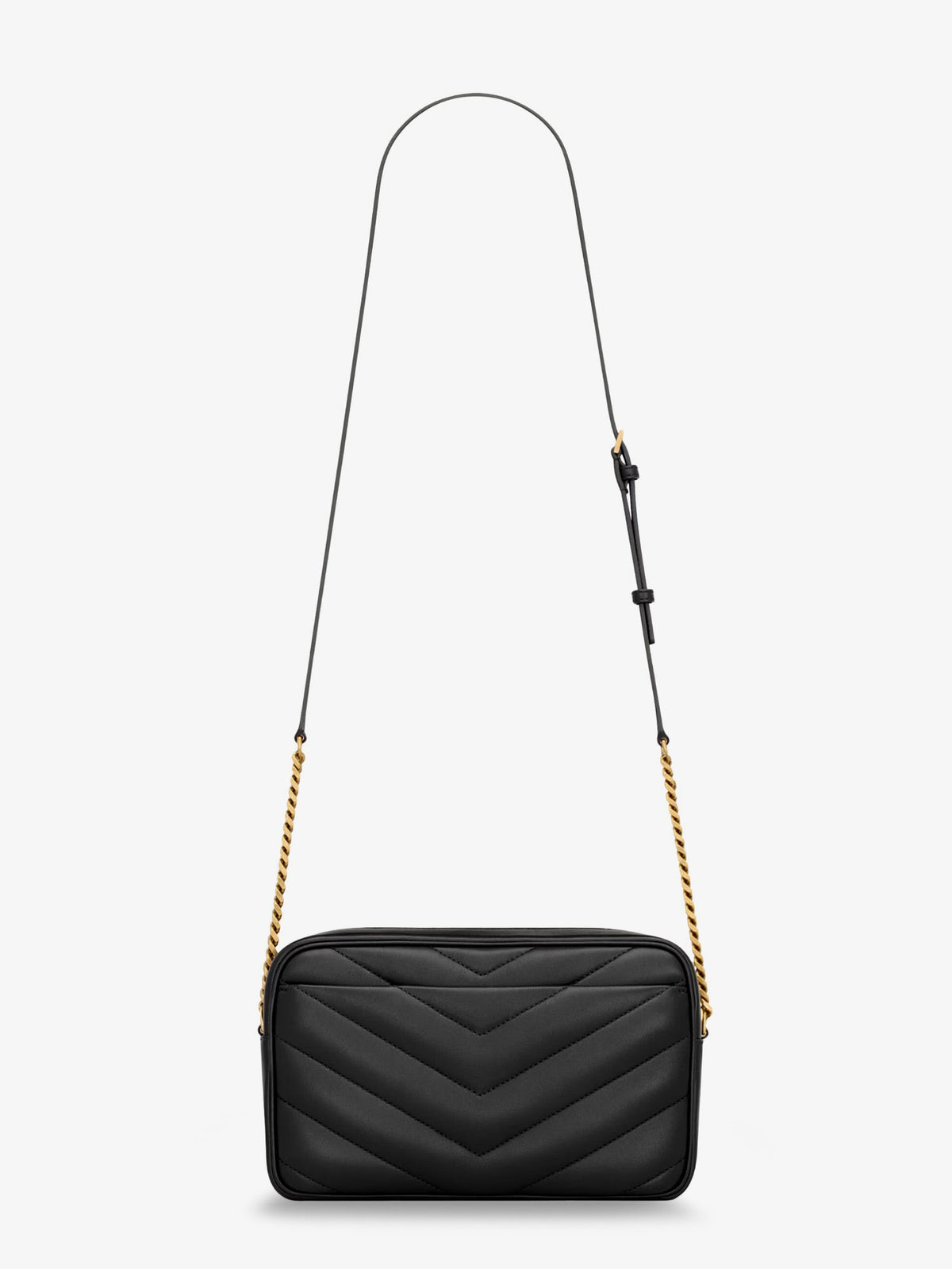Saint Laurent Loulou matelassé leather crossbody bag - Nero