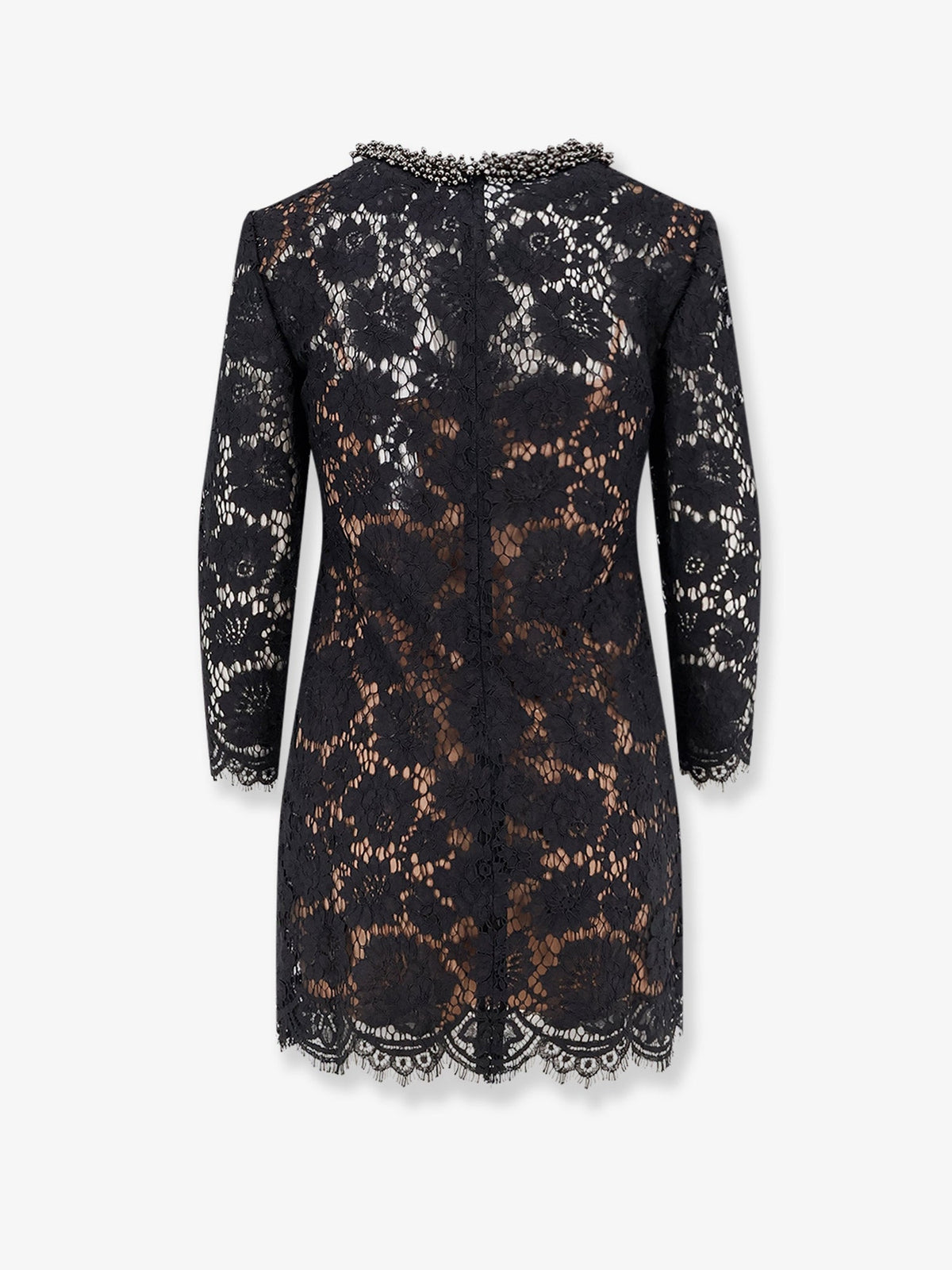 Self-Portrait Black lace mini dress