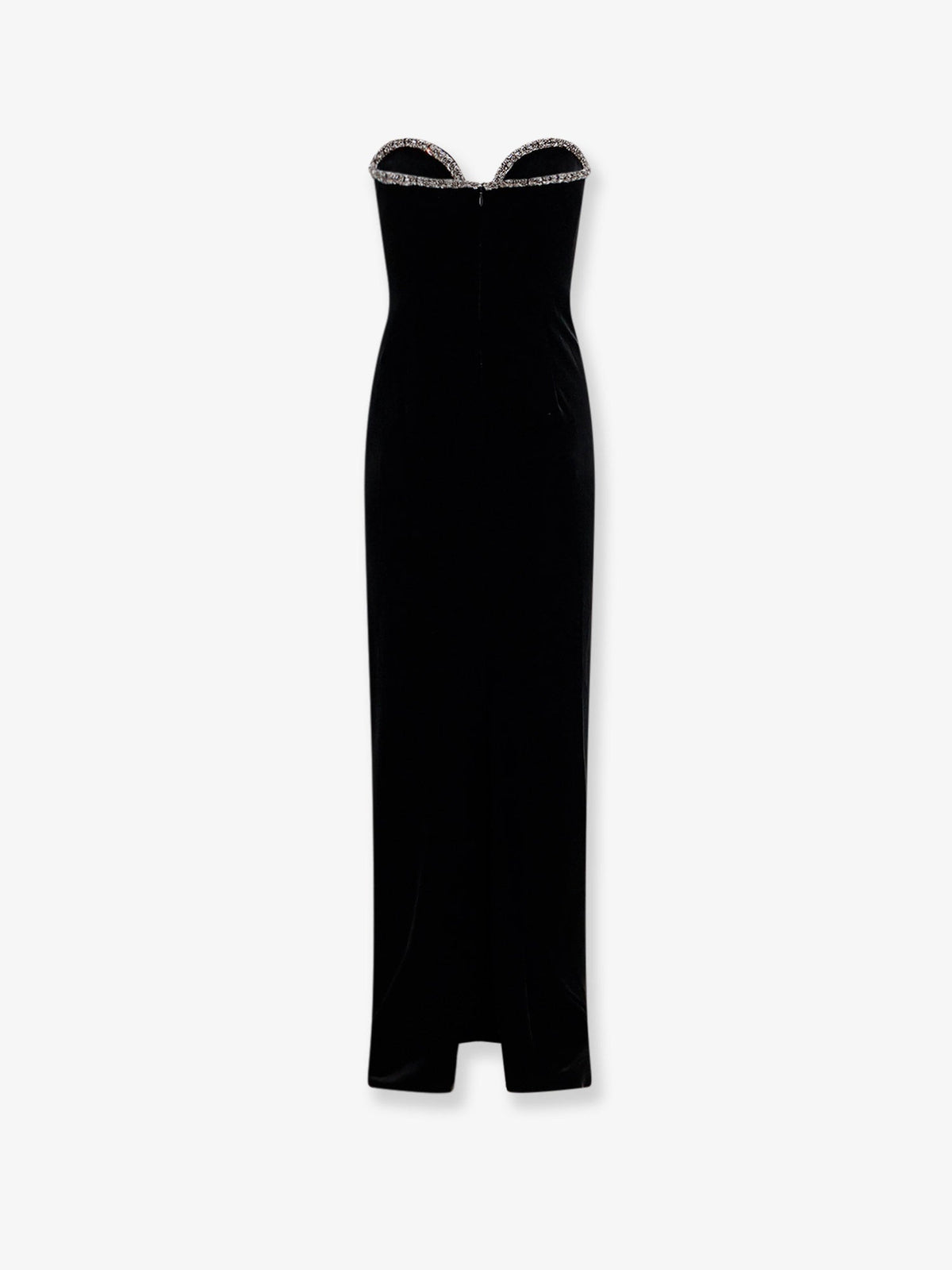 Self-Portrait Velvet long dress - Black
