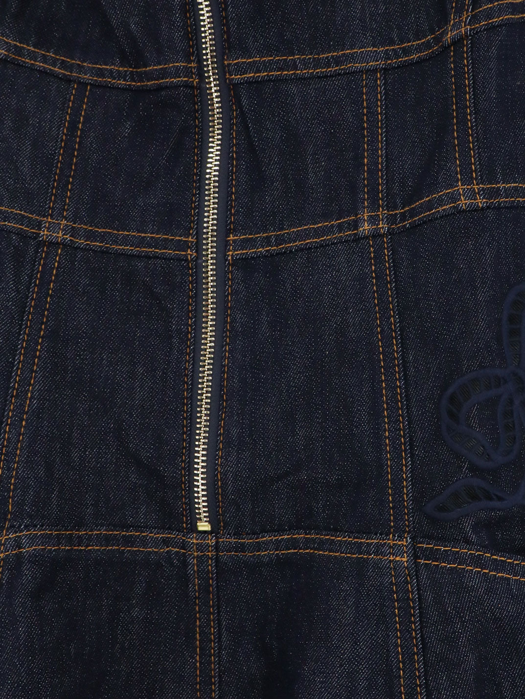 Self-Portrait Denim Midi Dress - Blue