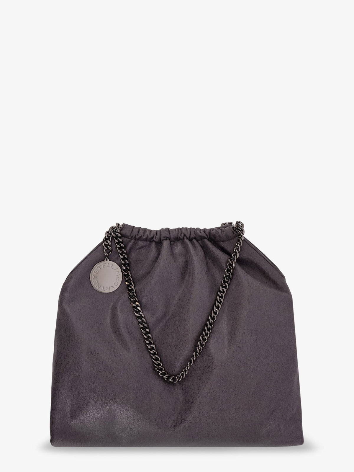 Stella McCartney Falabella shoulder bag with metal drawstring - Bark B