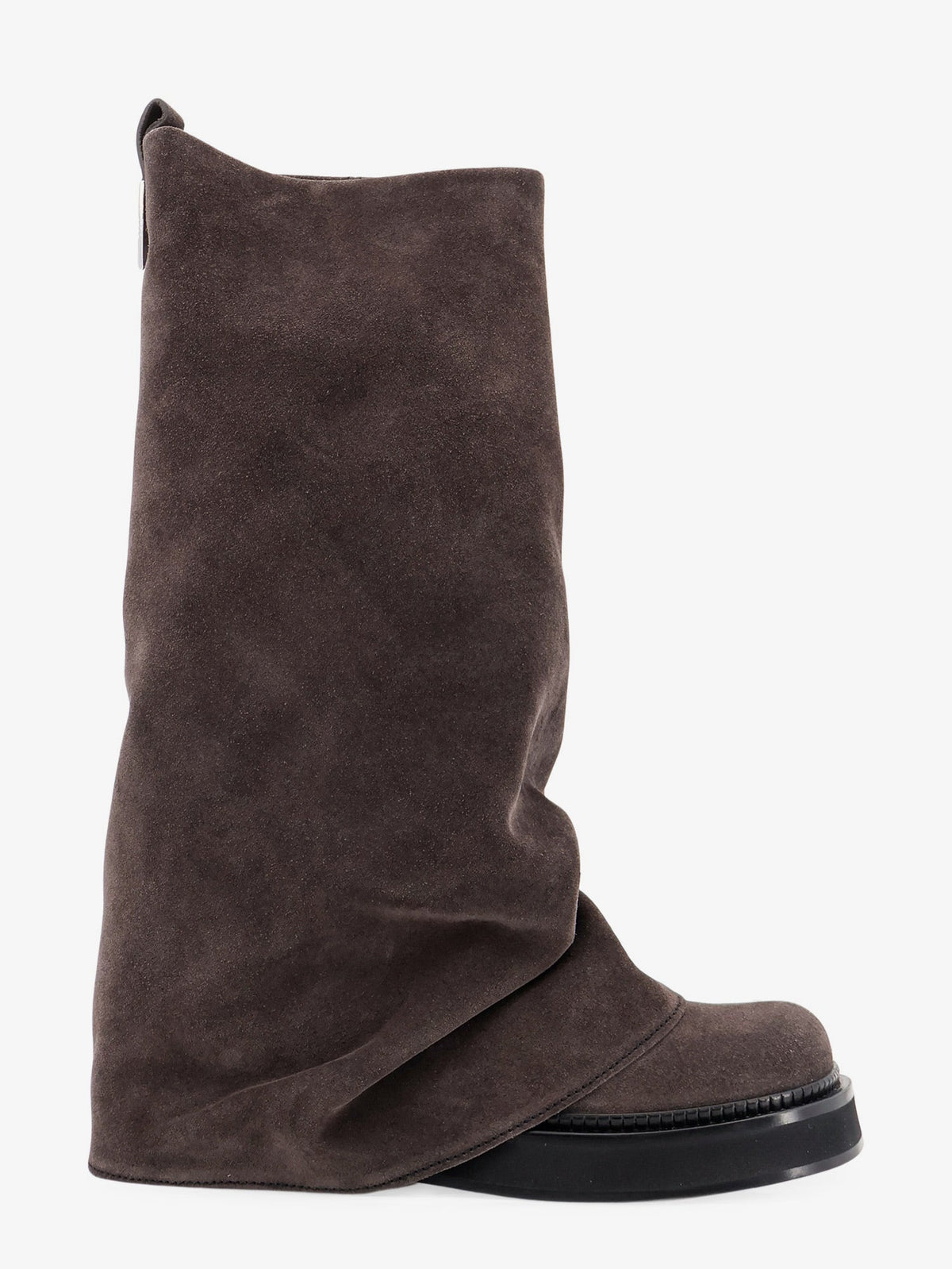 The Attico Robin suede boots - Darkgrey