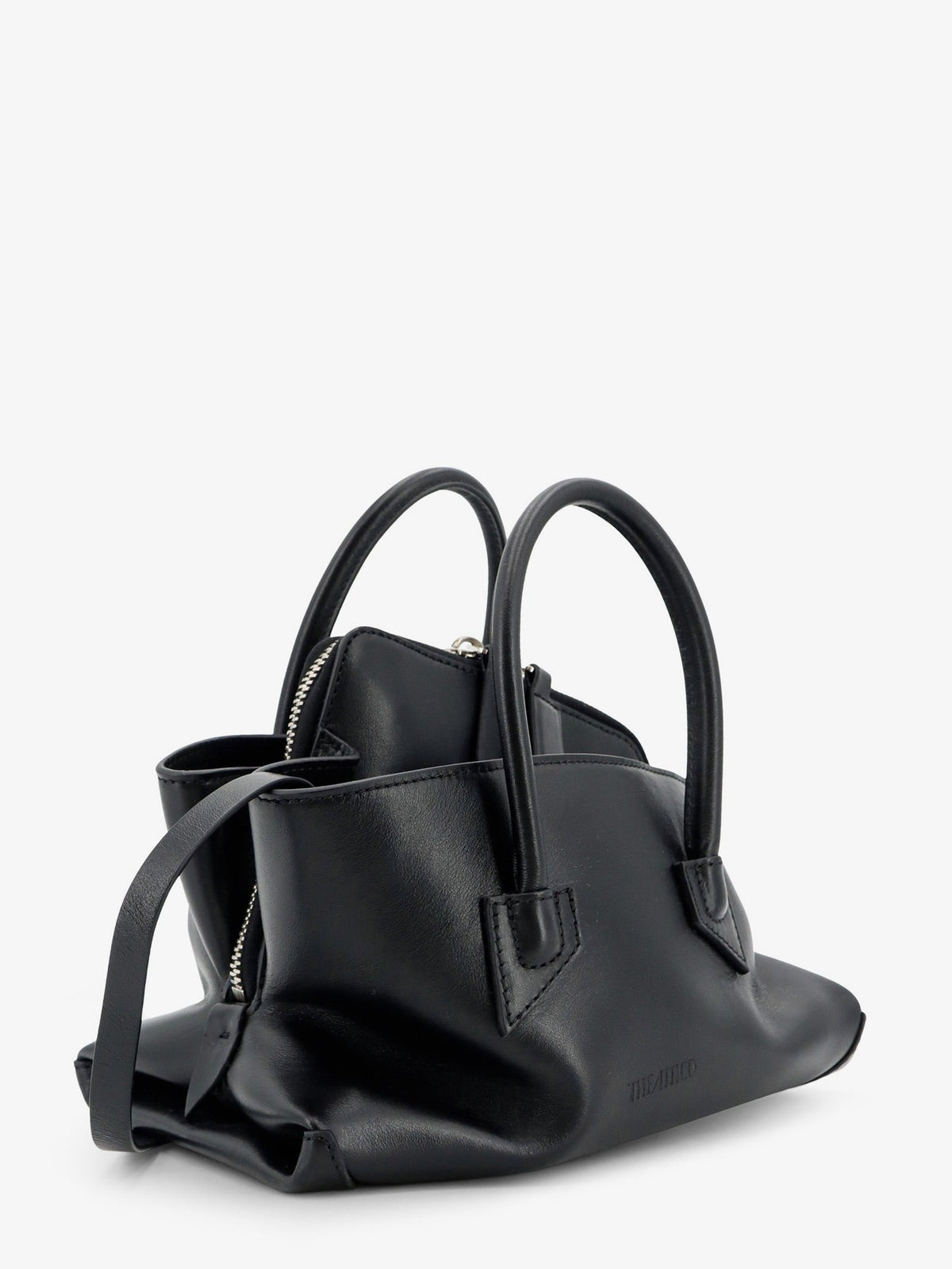 The Attico La Passeggiata Mini leather handbag - Black