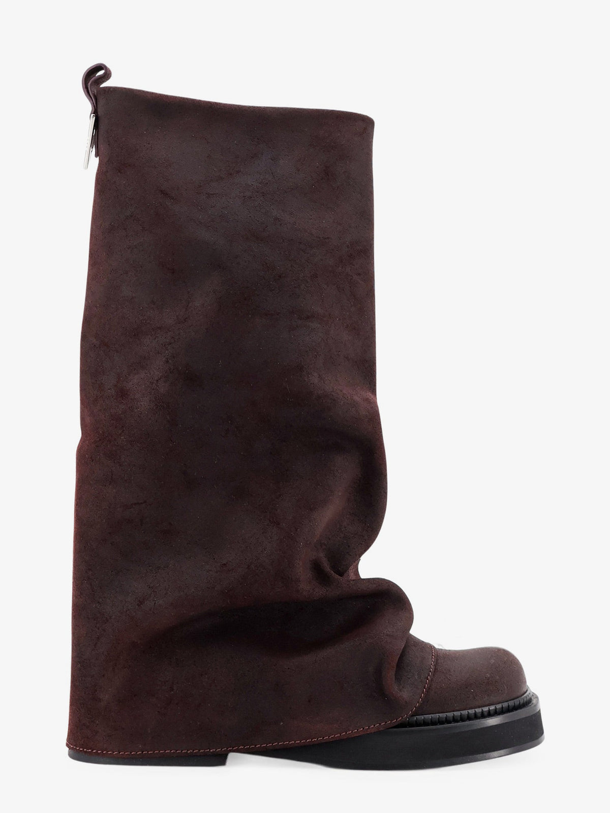 The Attico Robin suede boots - Darkviolet