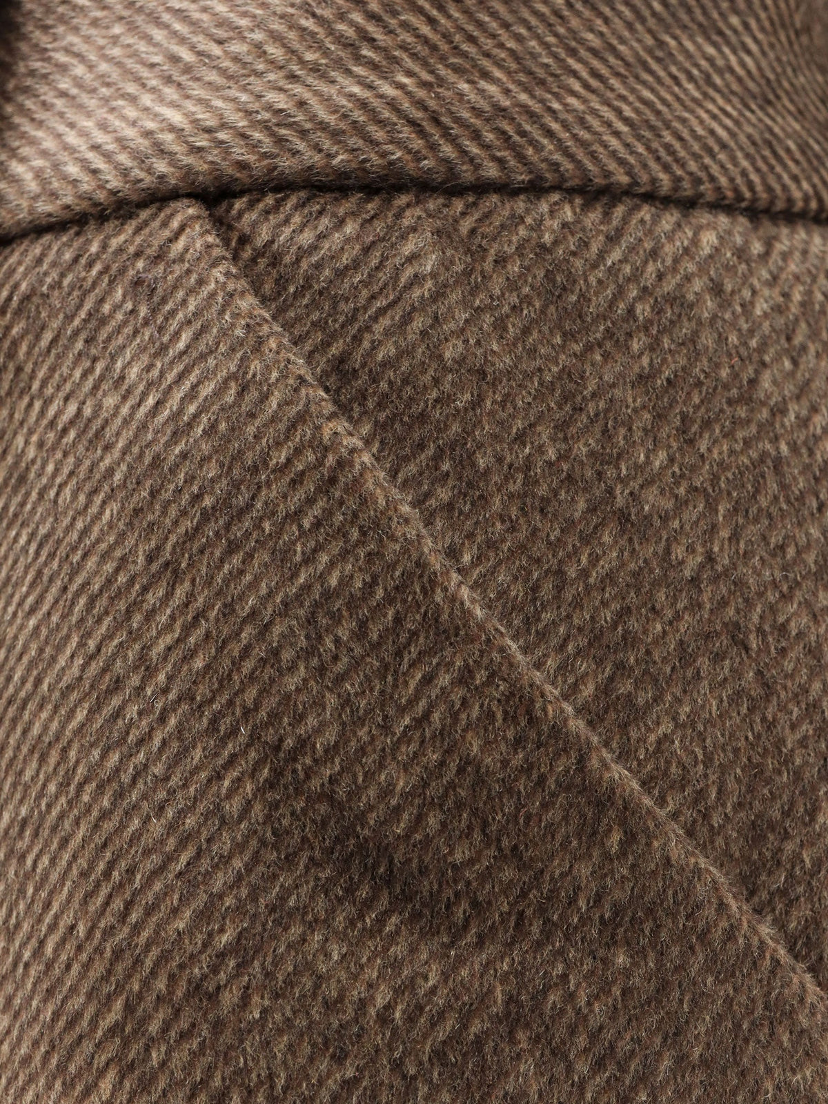 The Frankie Shop Kate wool blend shorts - Brownmelange