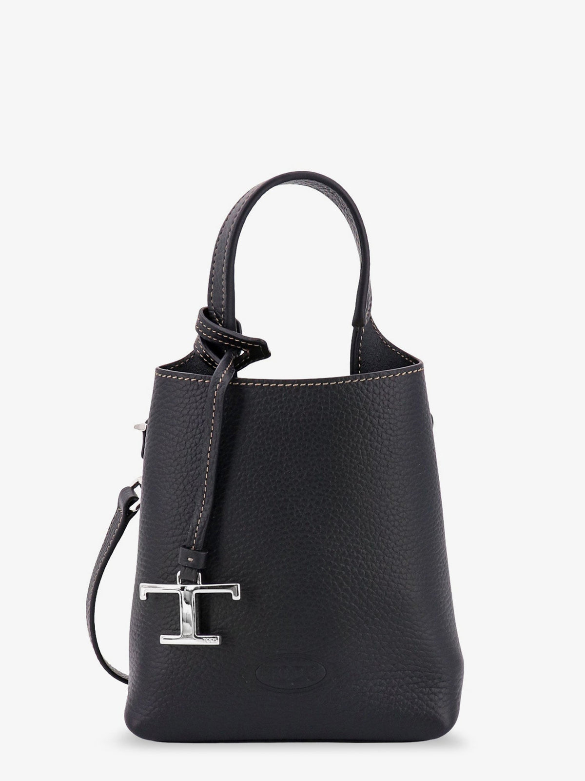 Tod's Tod's Textured Leather Micro Bag - Nero