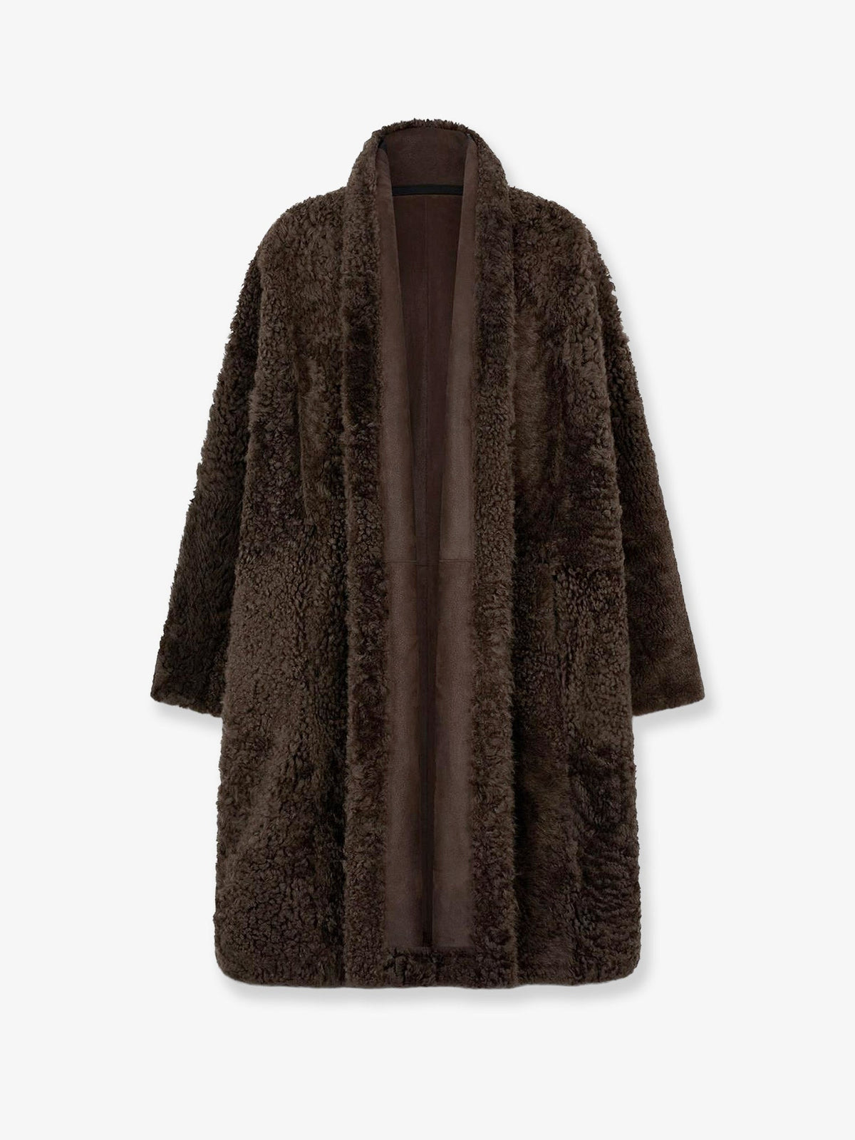 Tom Ford Shearling Coat - Coffeeblack