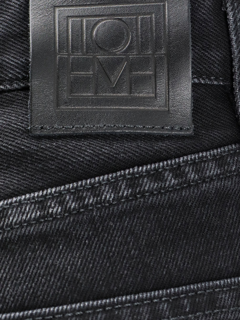Toteme Black denim jeans - Faded Black