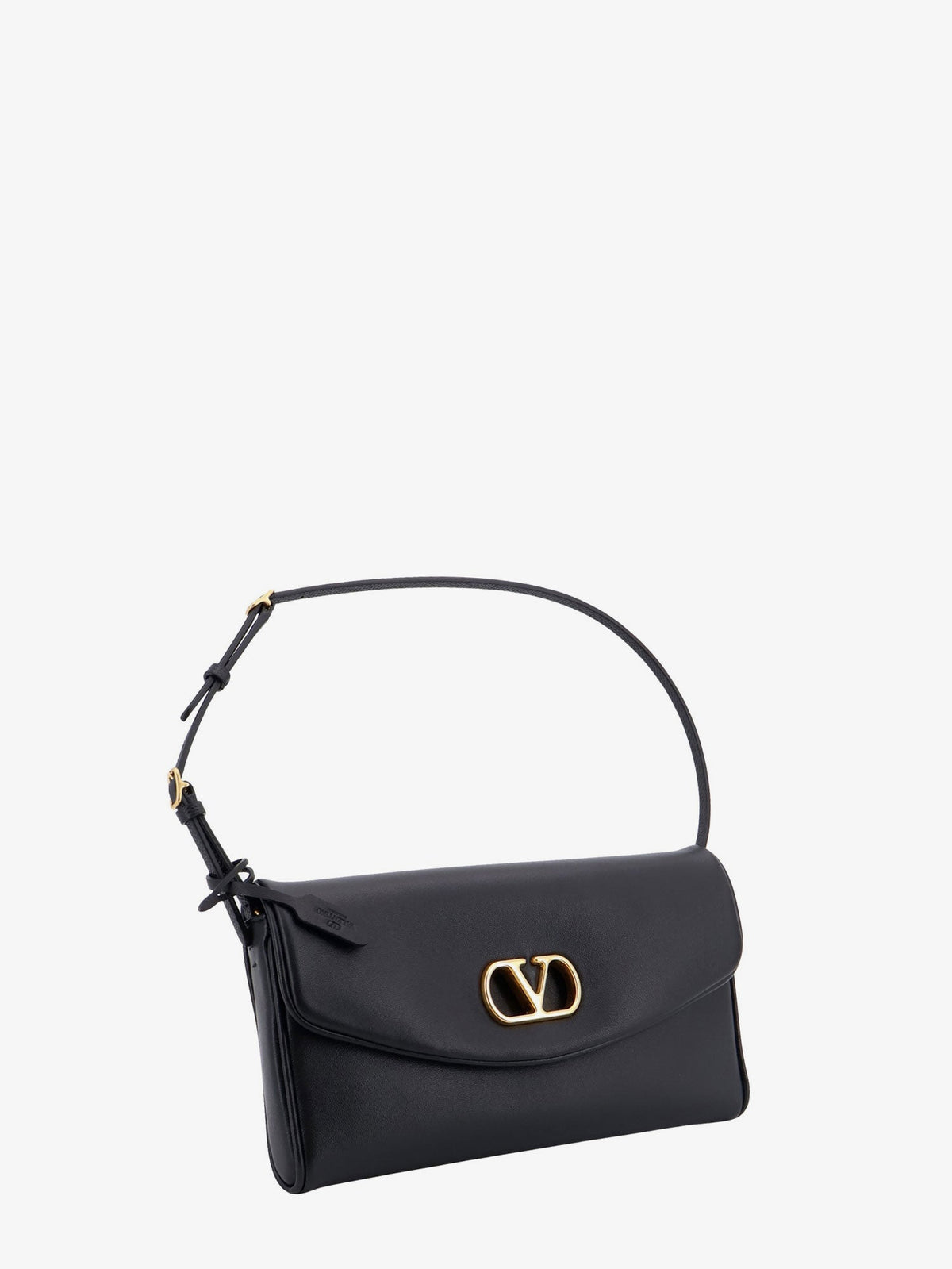 Valentino Garavani Devain leather shoulder bag - Nero