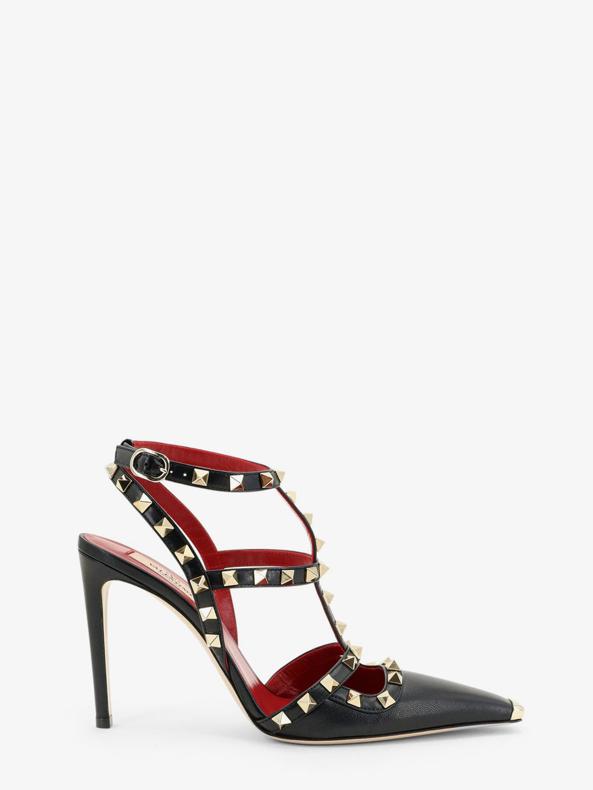 Valentino Garavani Rockstud leather pumps with iconic studs - Nero