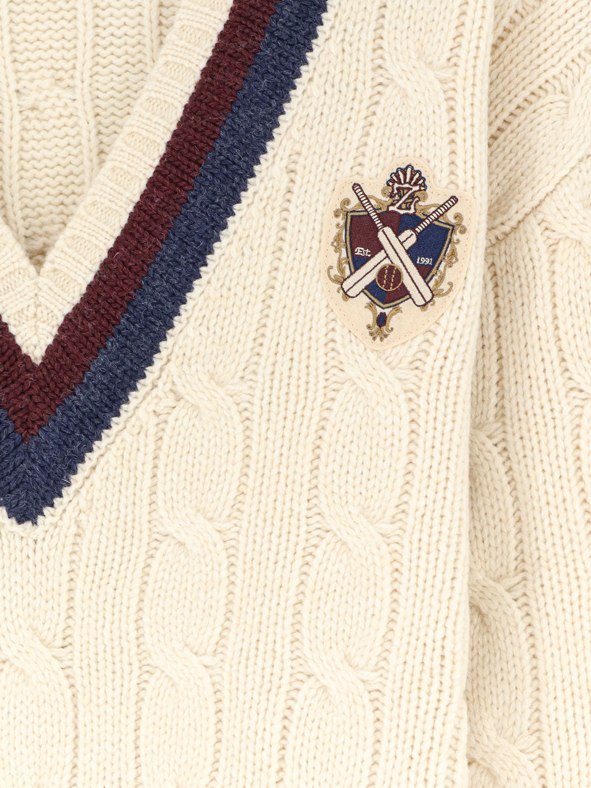 Zimmermann Valiant Cable Knit Wool Sweater - Natural