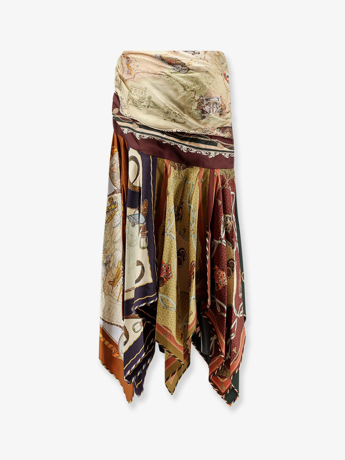 Zimmermann Valiant Draped Scarf silk long skirt - Splicedscarves