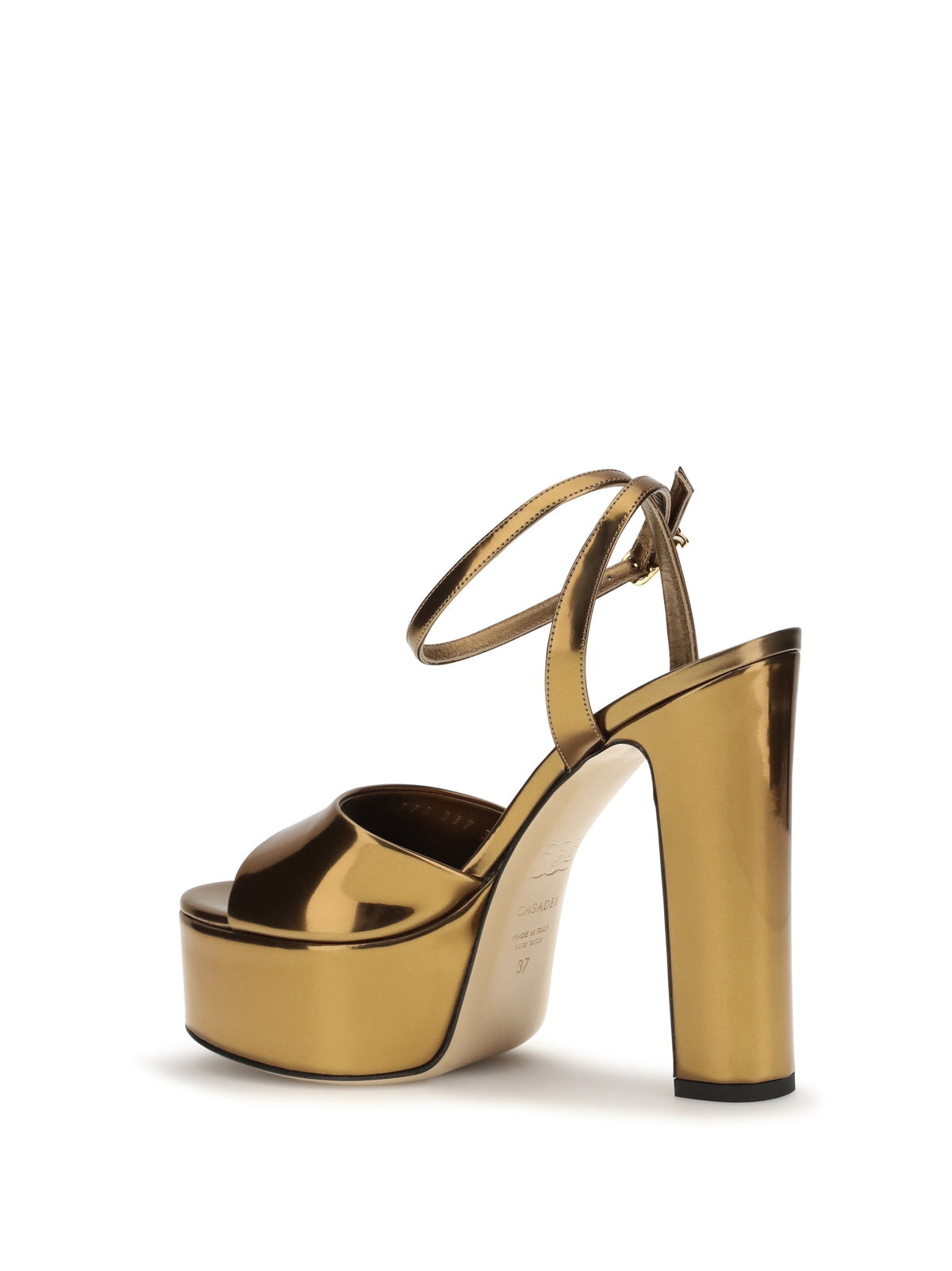 Casadei Patty Platform Interstellar Sandals - Ottone