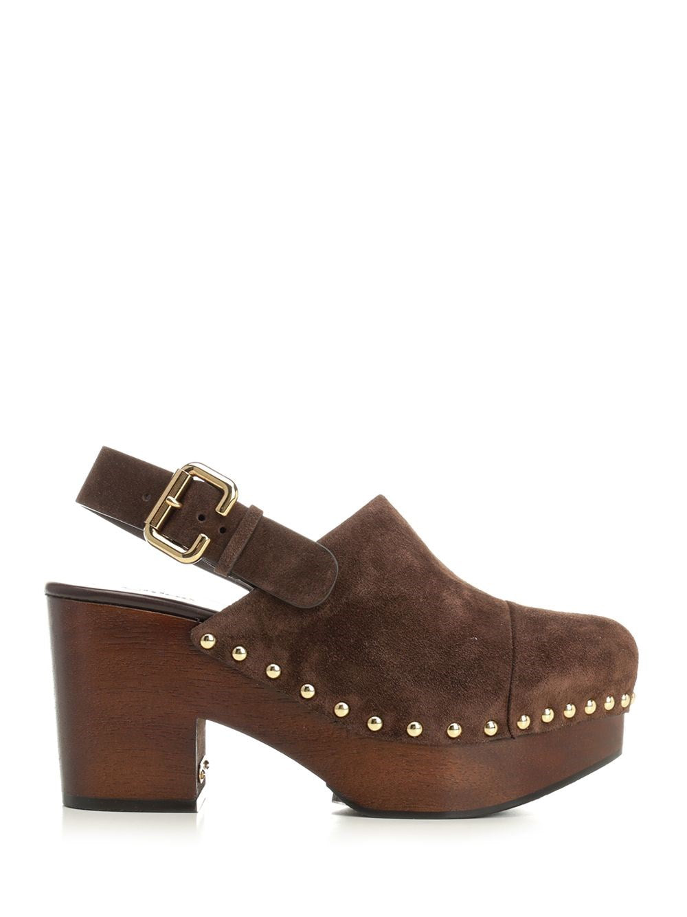 Chloe' "Jeannette" Clogs - Brown
